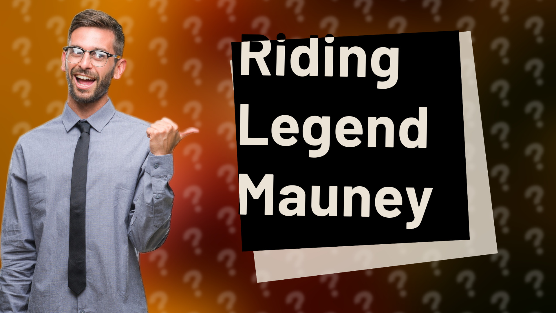 Riding Legend Mauney