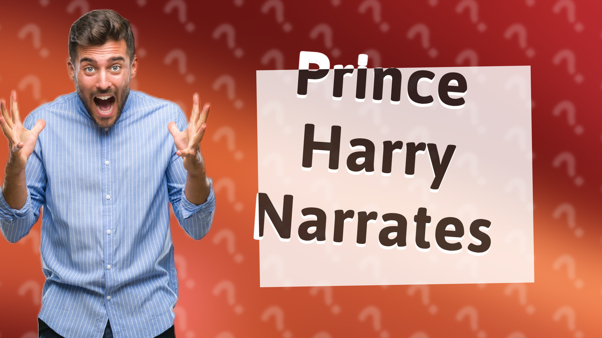 Prince Harry Narrates