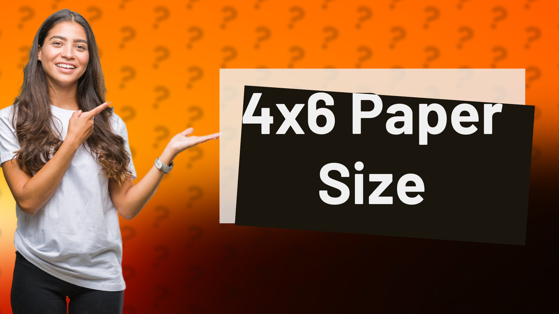 4x6 Paper Size