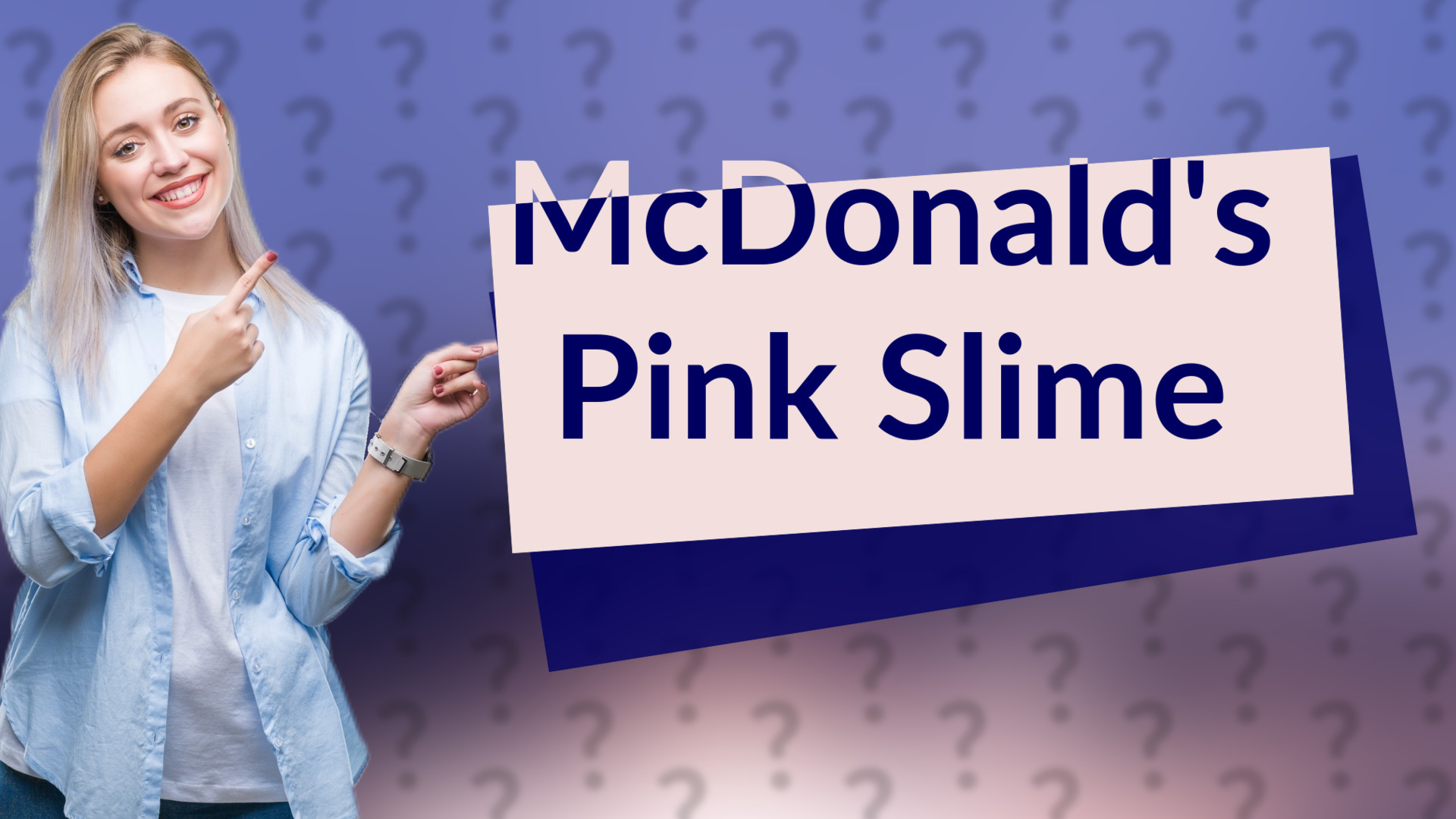 McDonald's Pink Slime