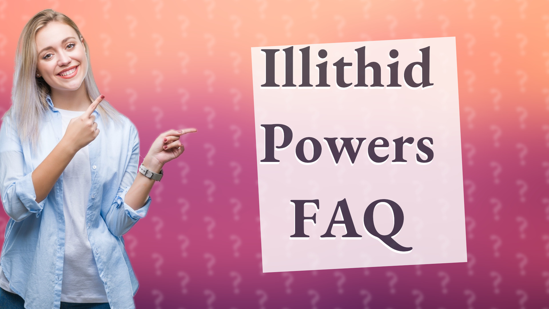 Illithid Powers FAQ
