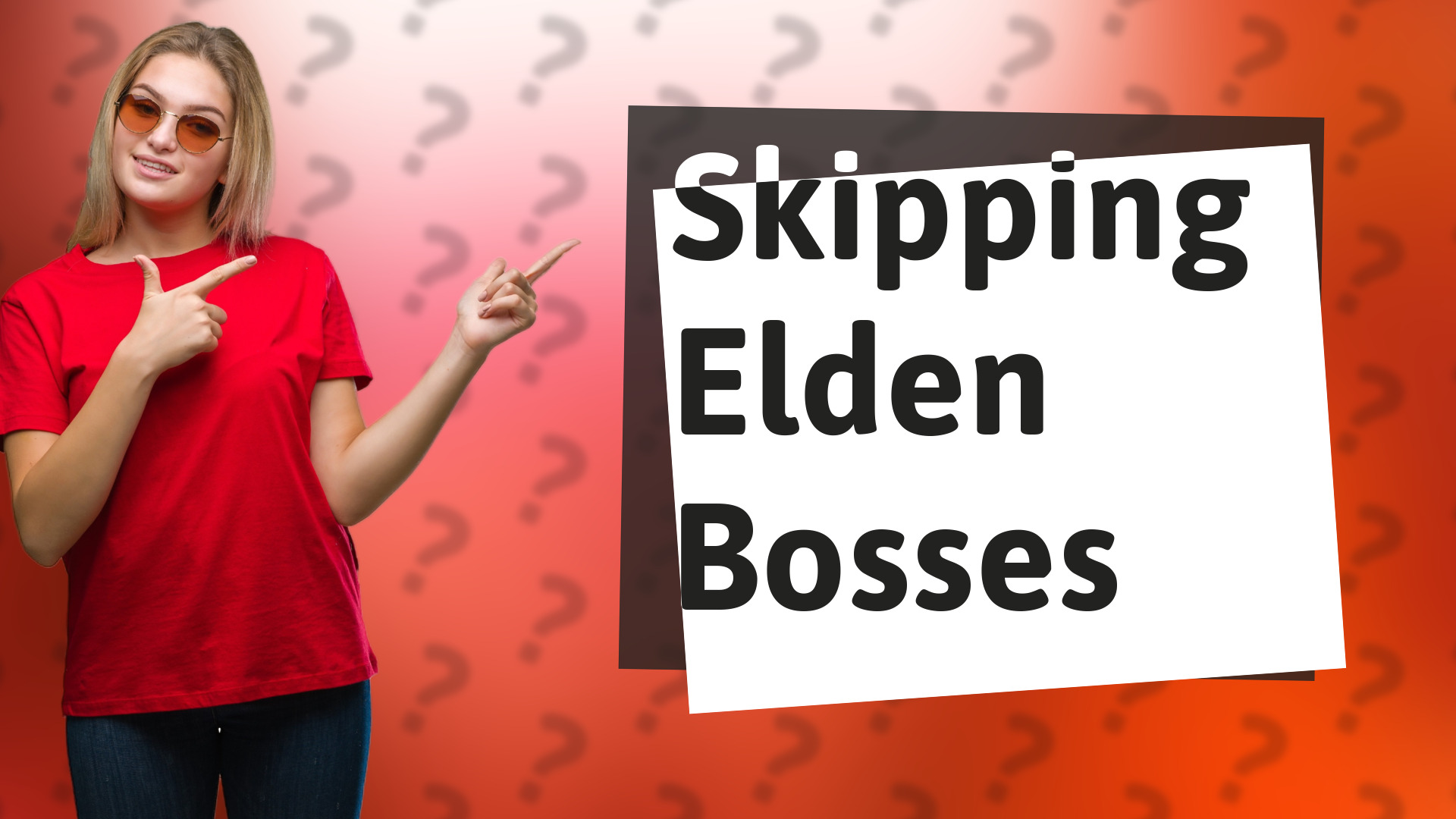 Skipping Elden Bosses
