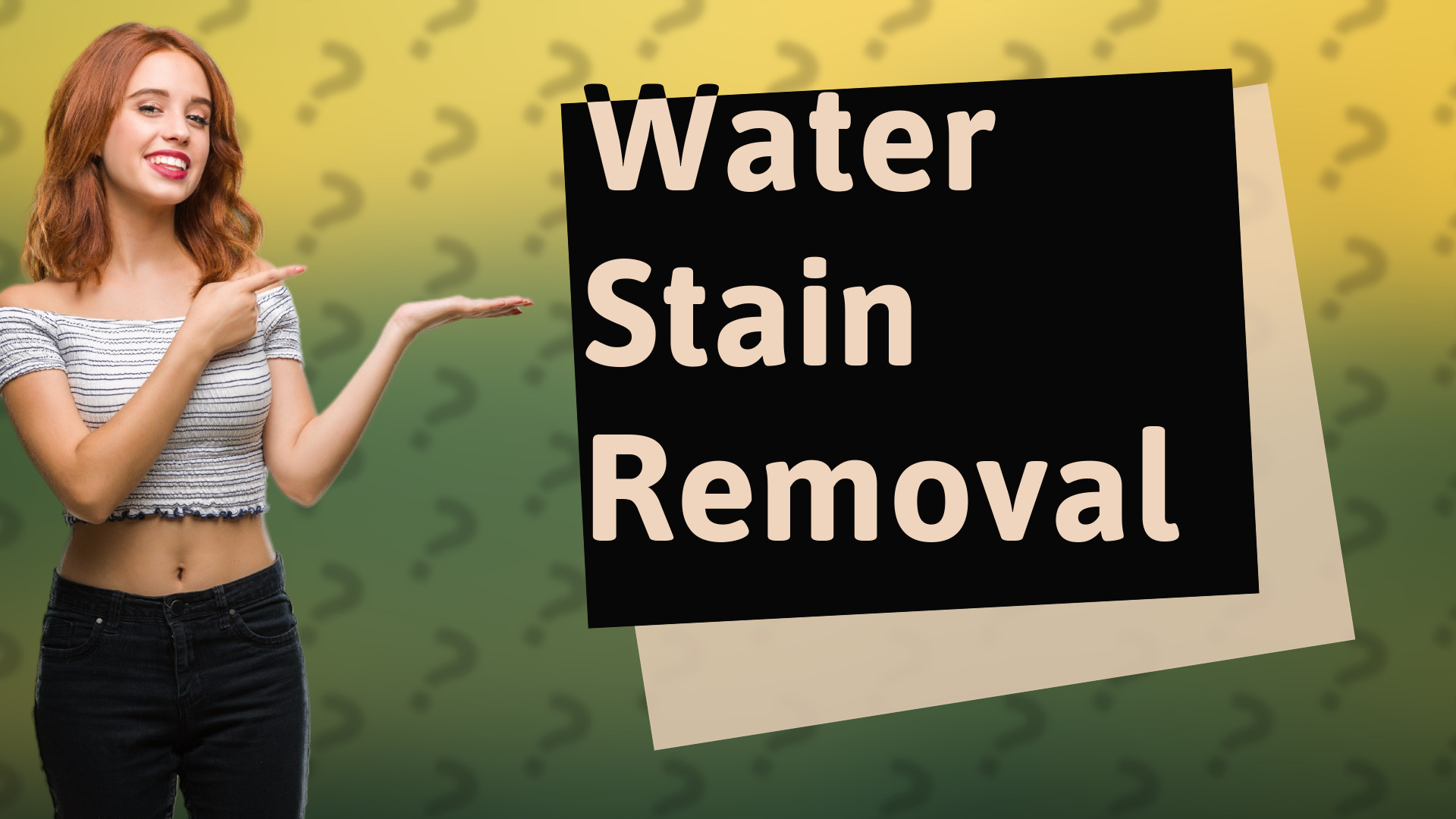 Water Stain Removal