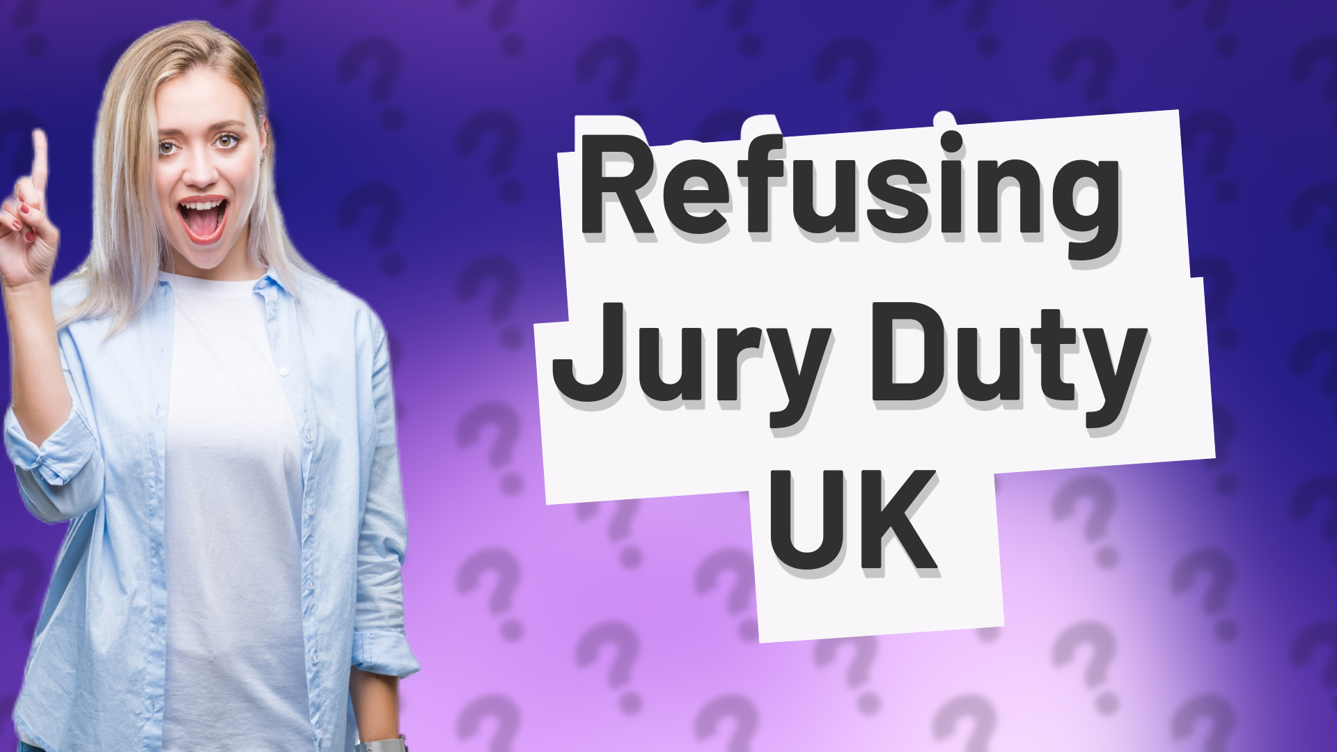 Refusing Jury Duty UK