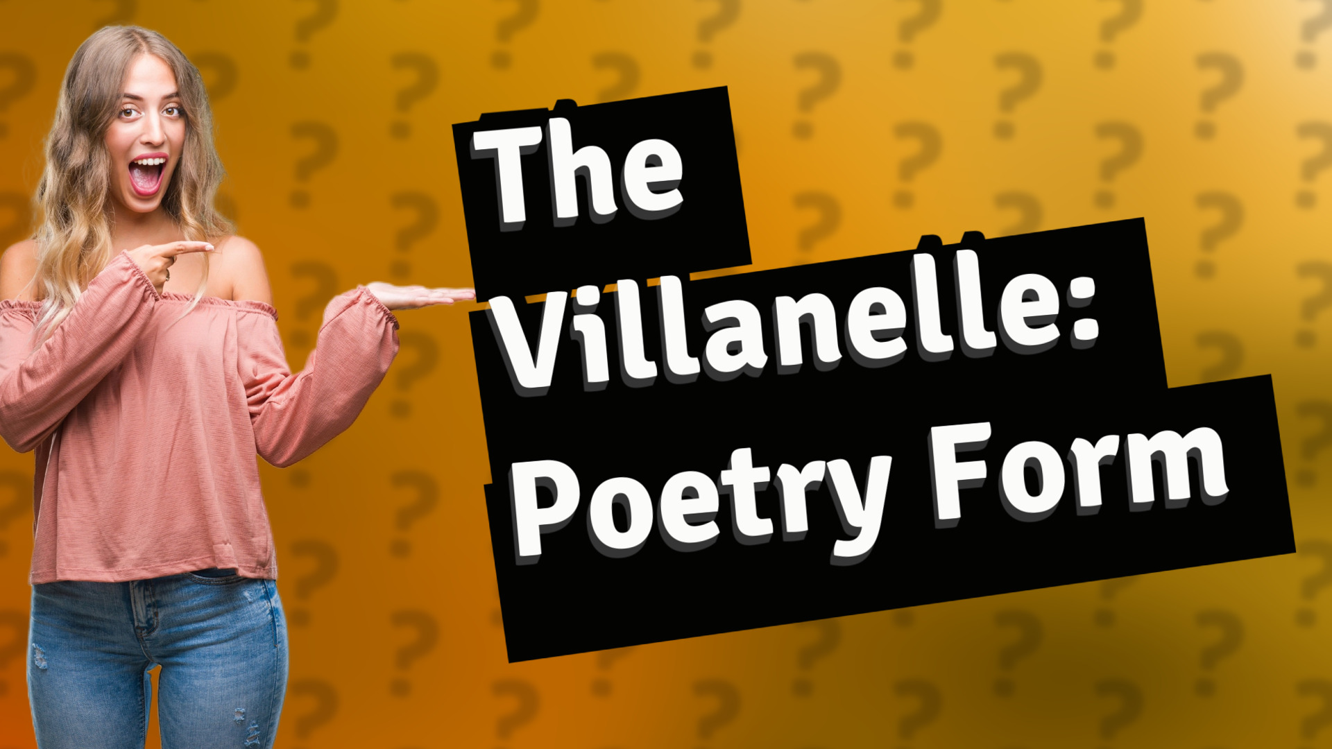 The Villanelle: Poetry Form