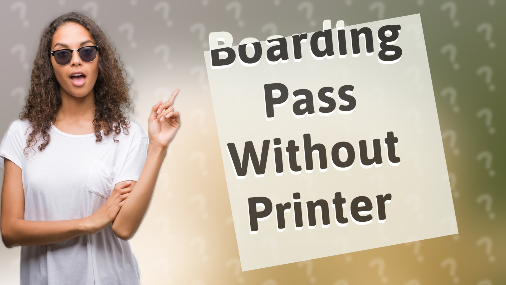 Boarding Pass Without Printer