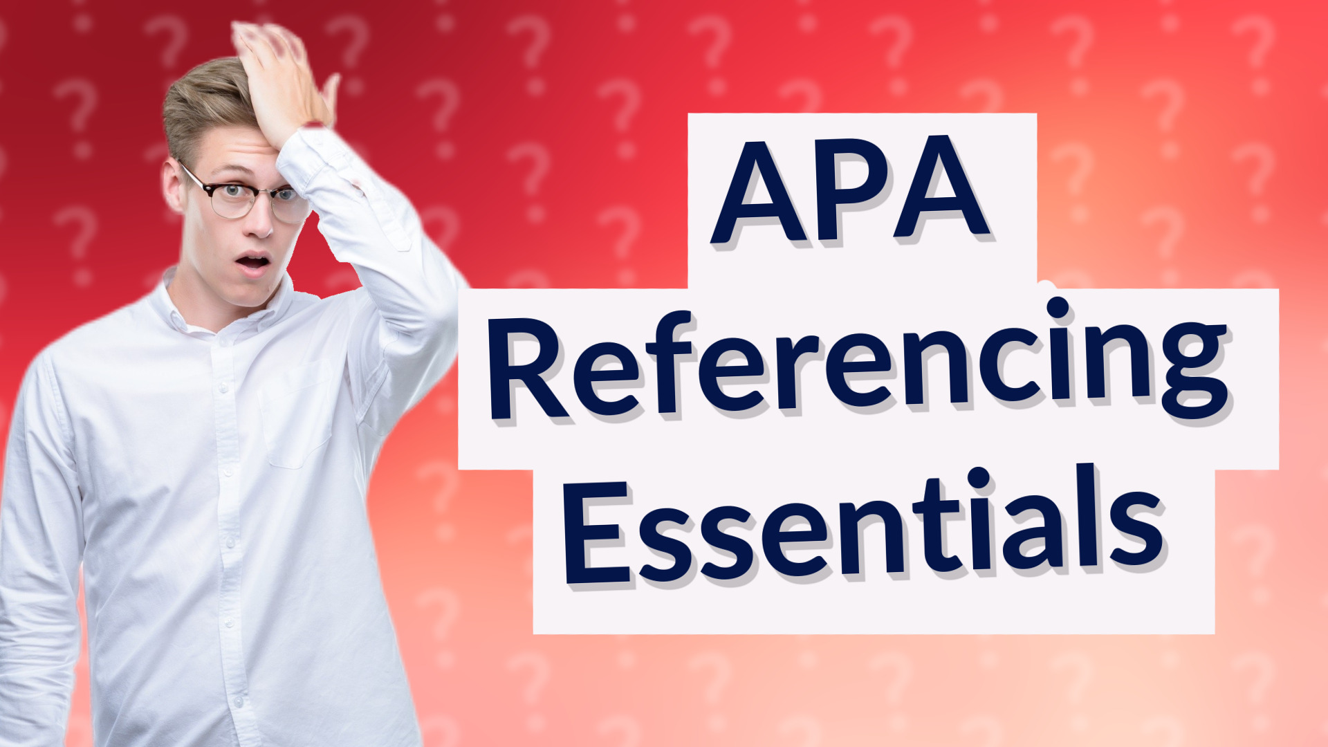 APA Referencing Essentials