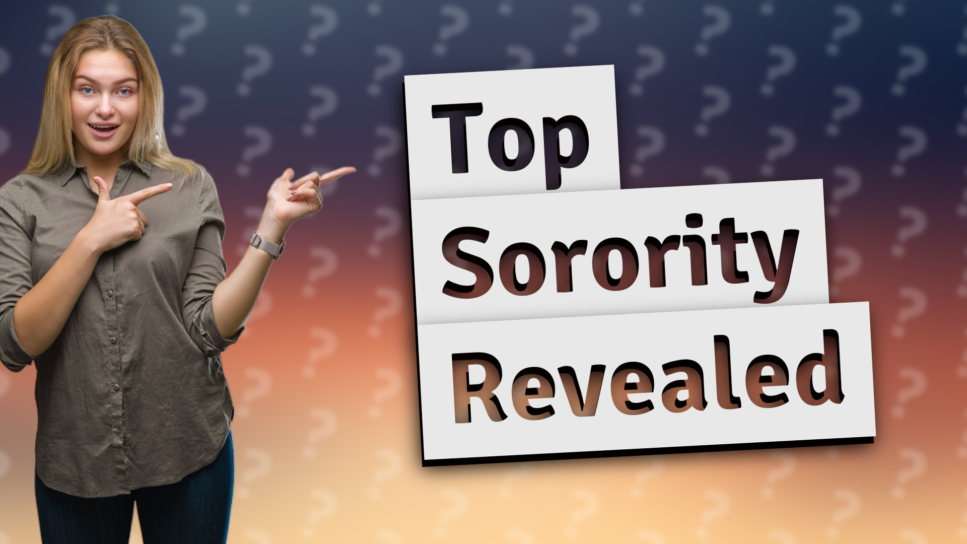 Top Sorority Revealed