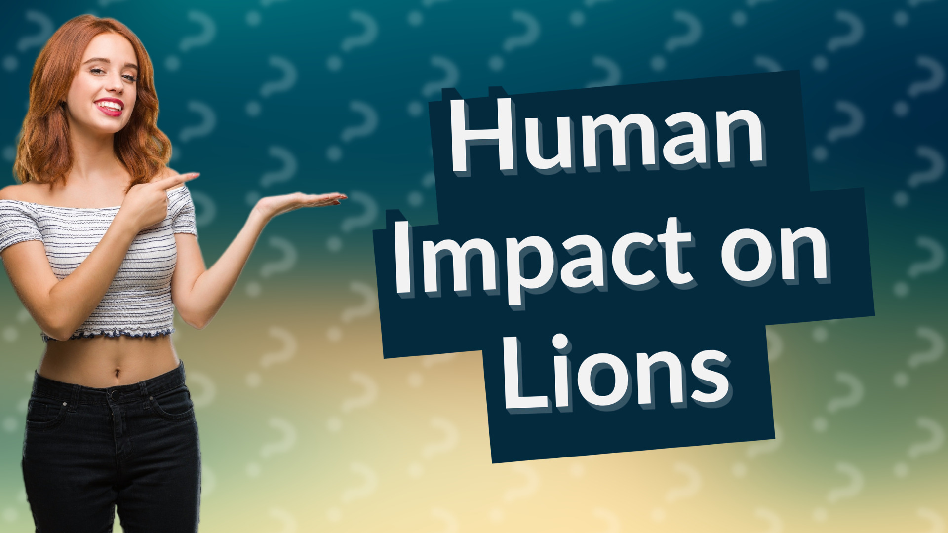 Human Impact on Lions