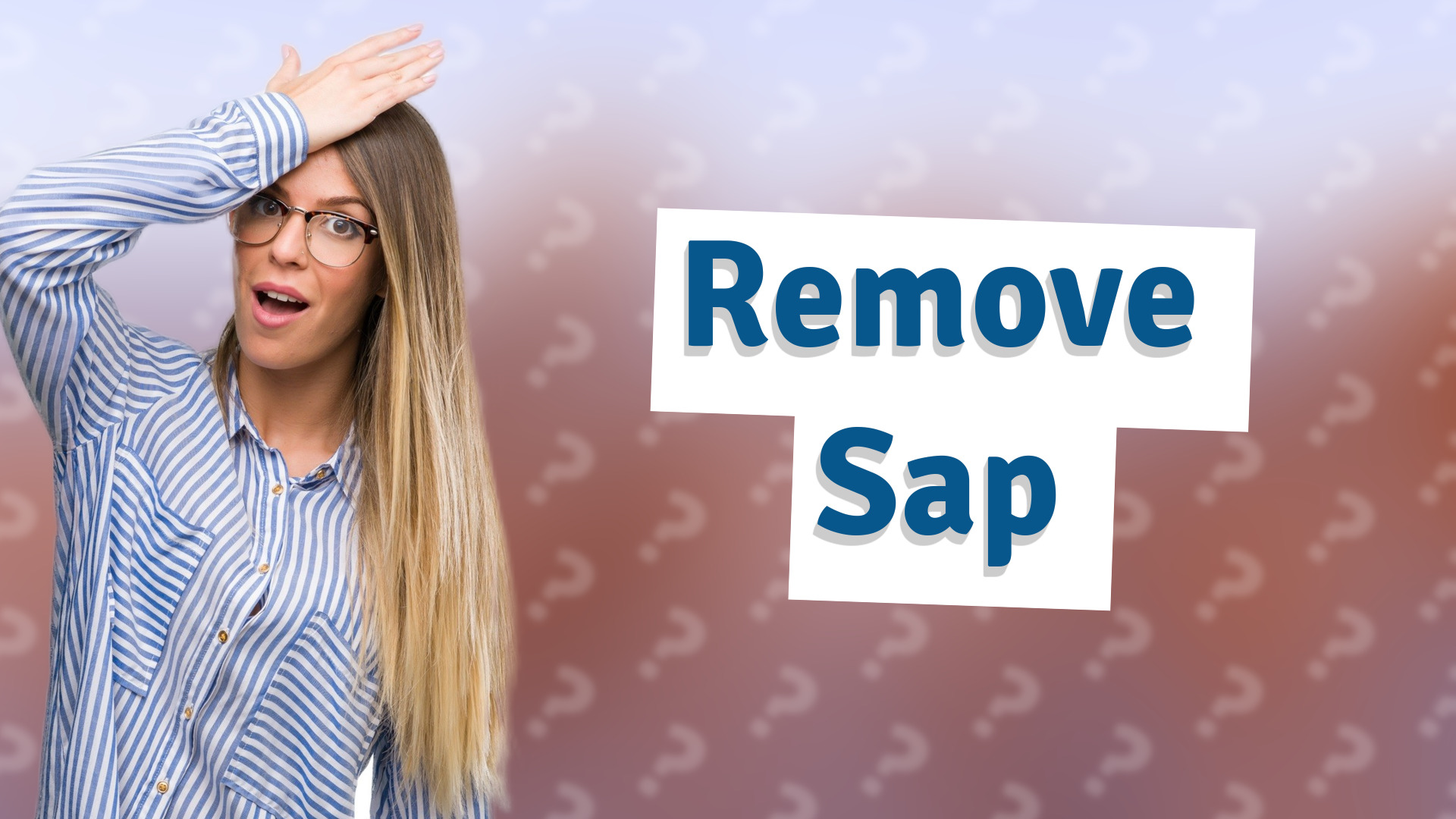 Remove Sap