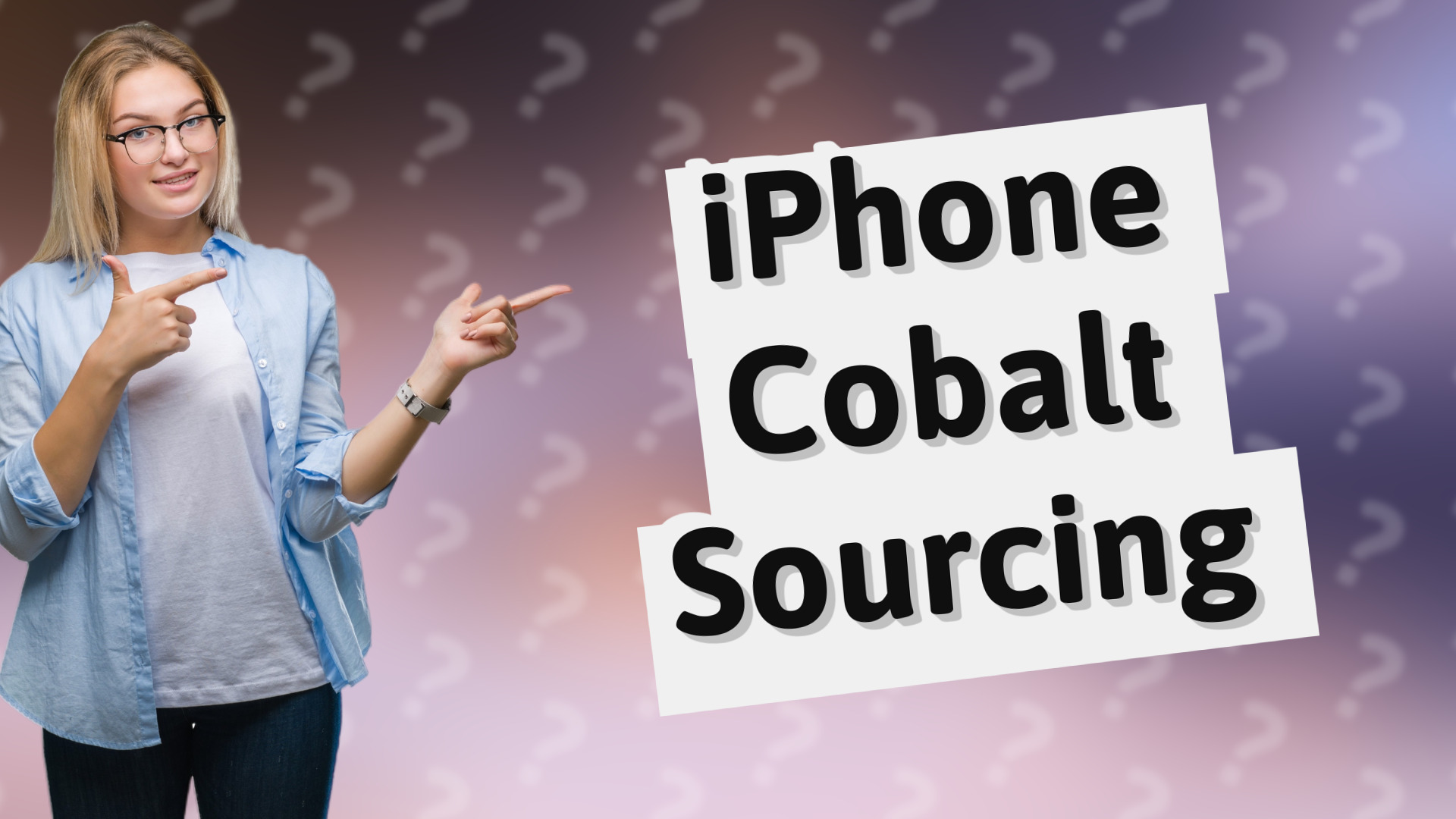 iPhone Cobalt Sourcing