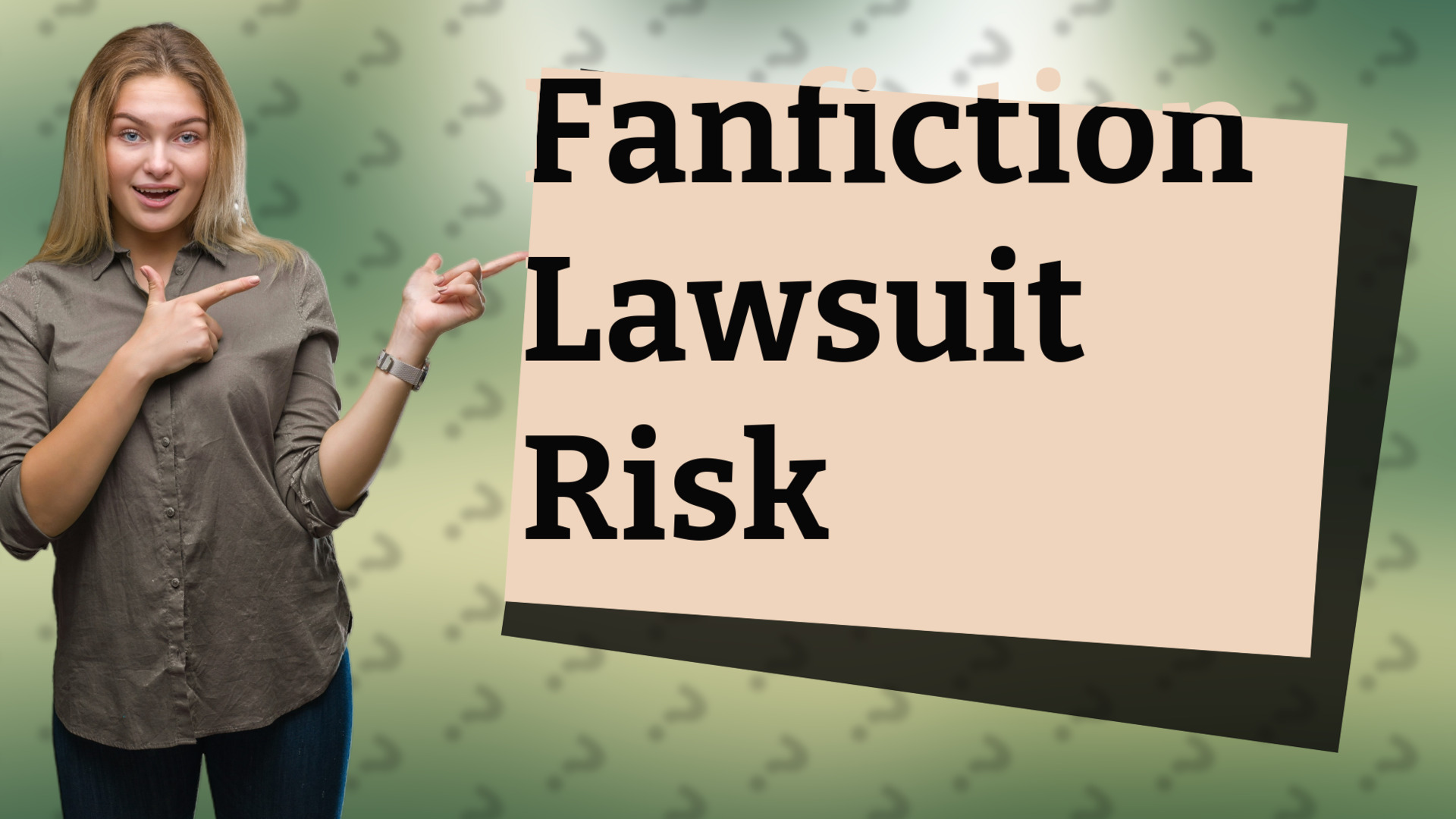 Fanfiction Lawsuit Risk