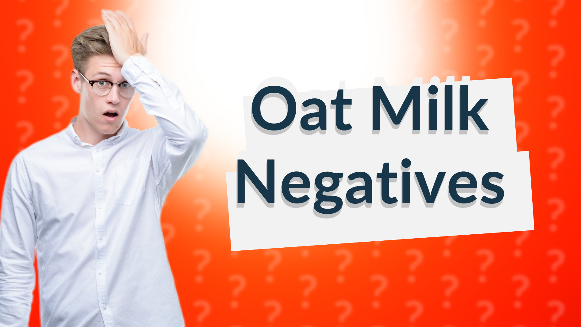 Oat Milk Negatives