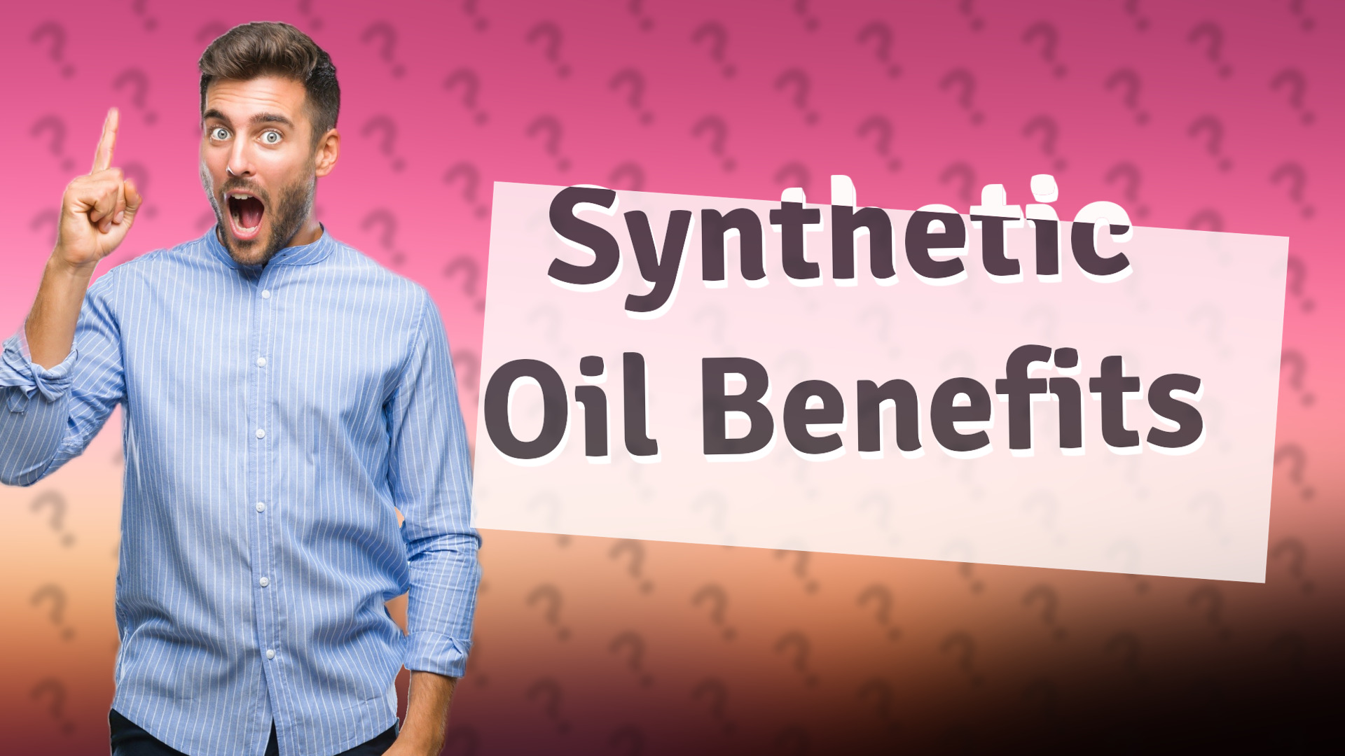 Synthetic Oil Benefits