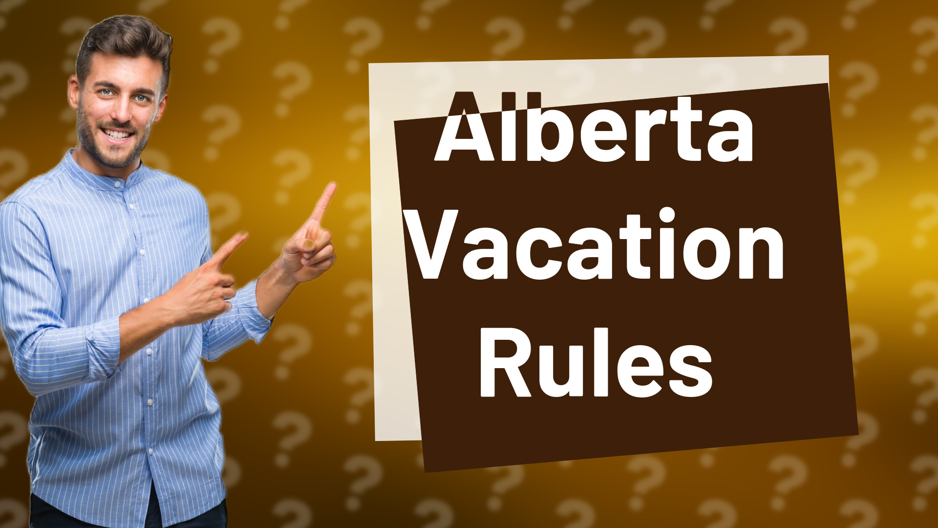 Alberta Vacation Rules