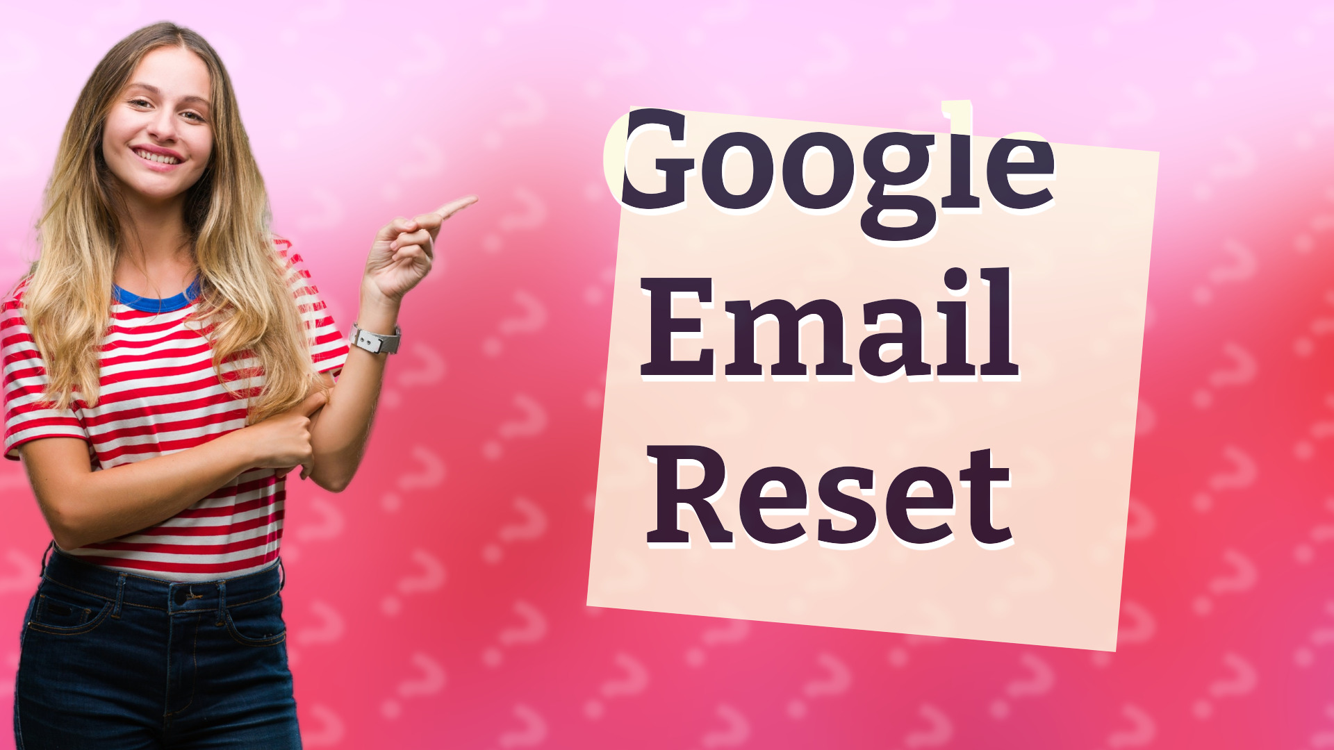 Google Email Reset