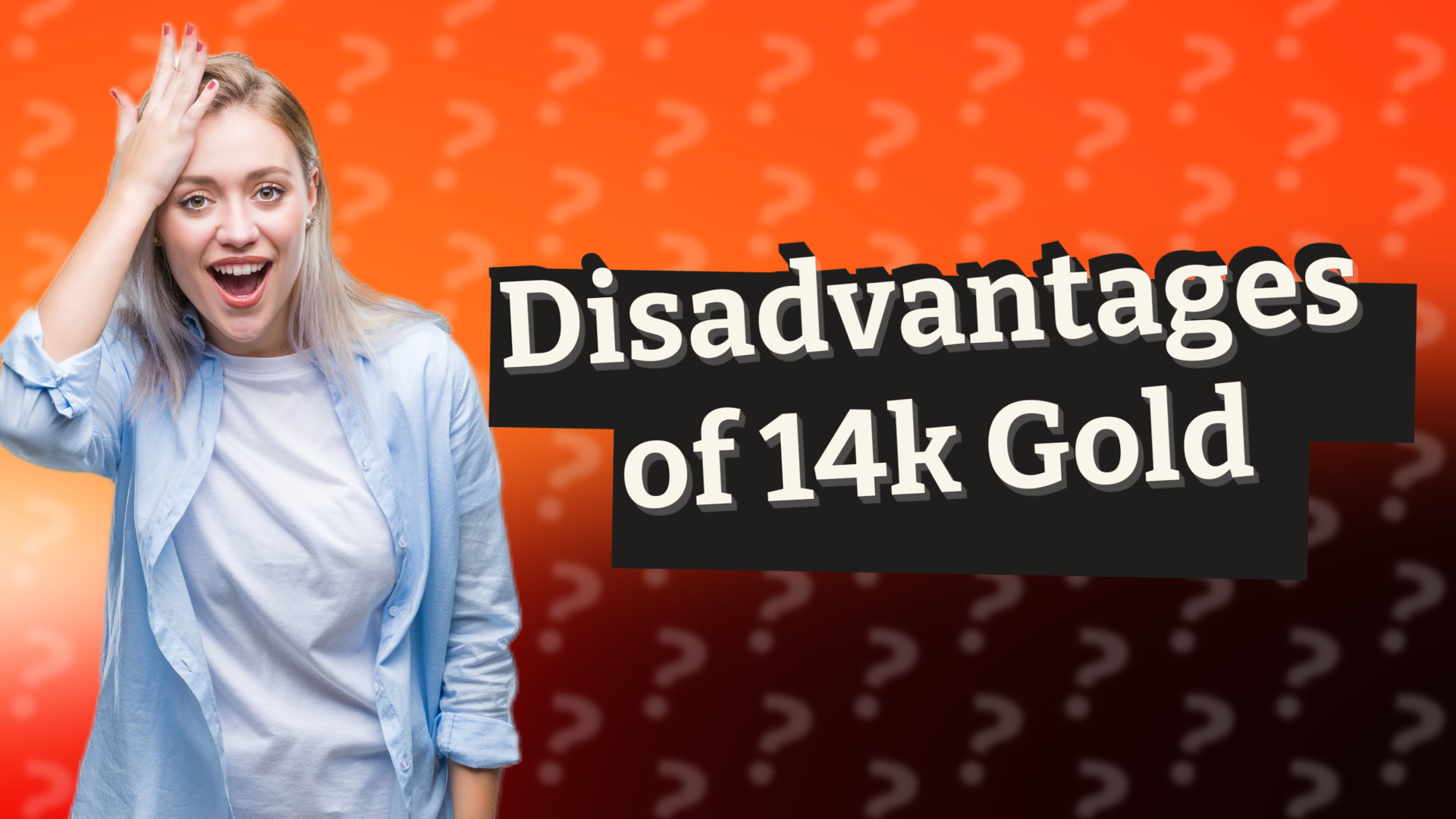Disadvantages of 14k Gold