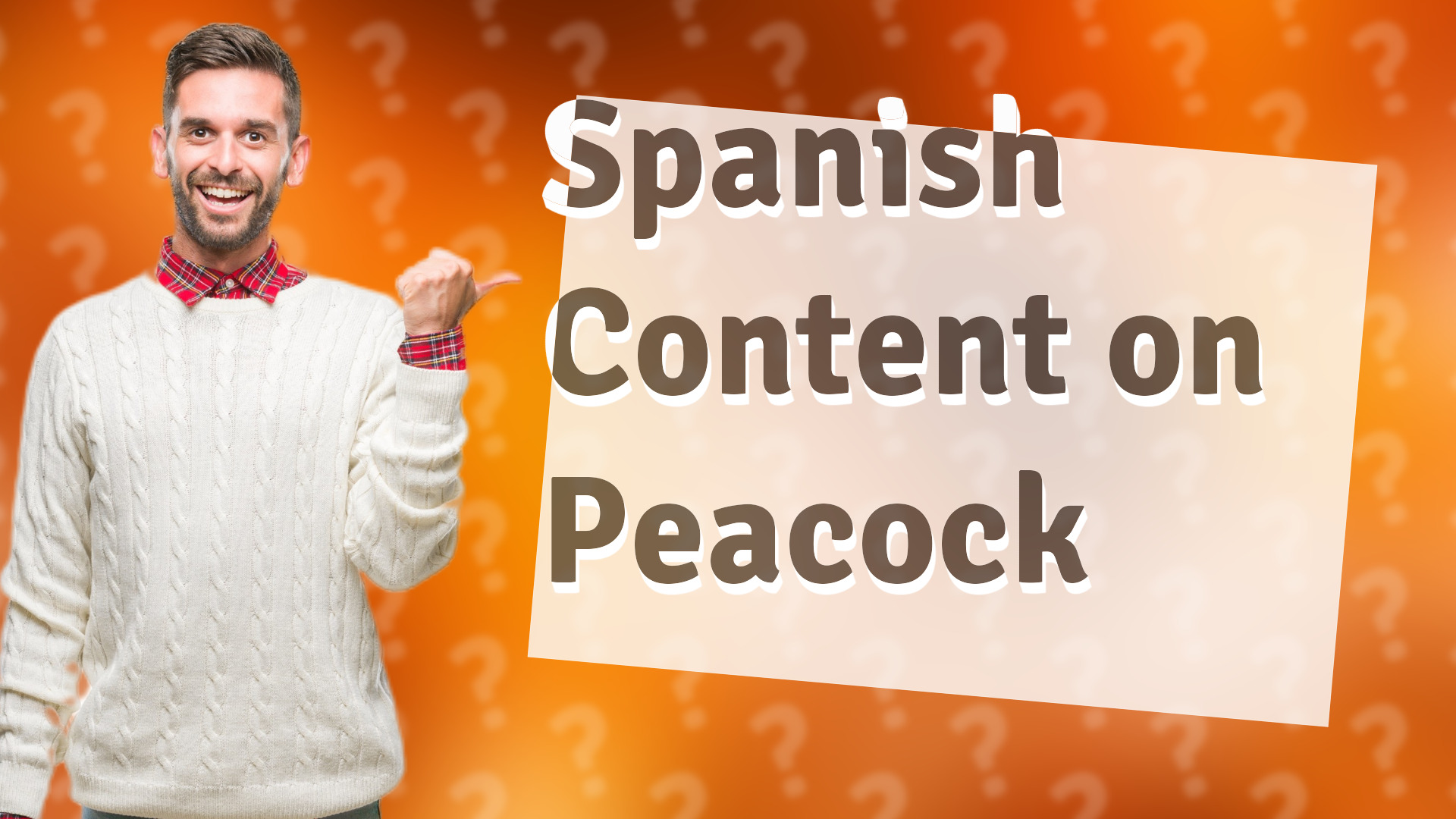 Spanish Content on Peacock