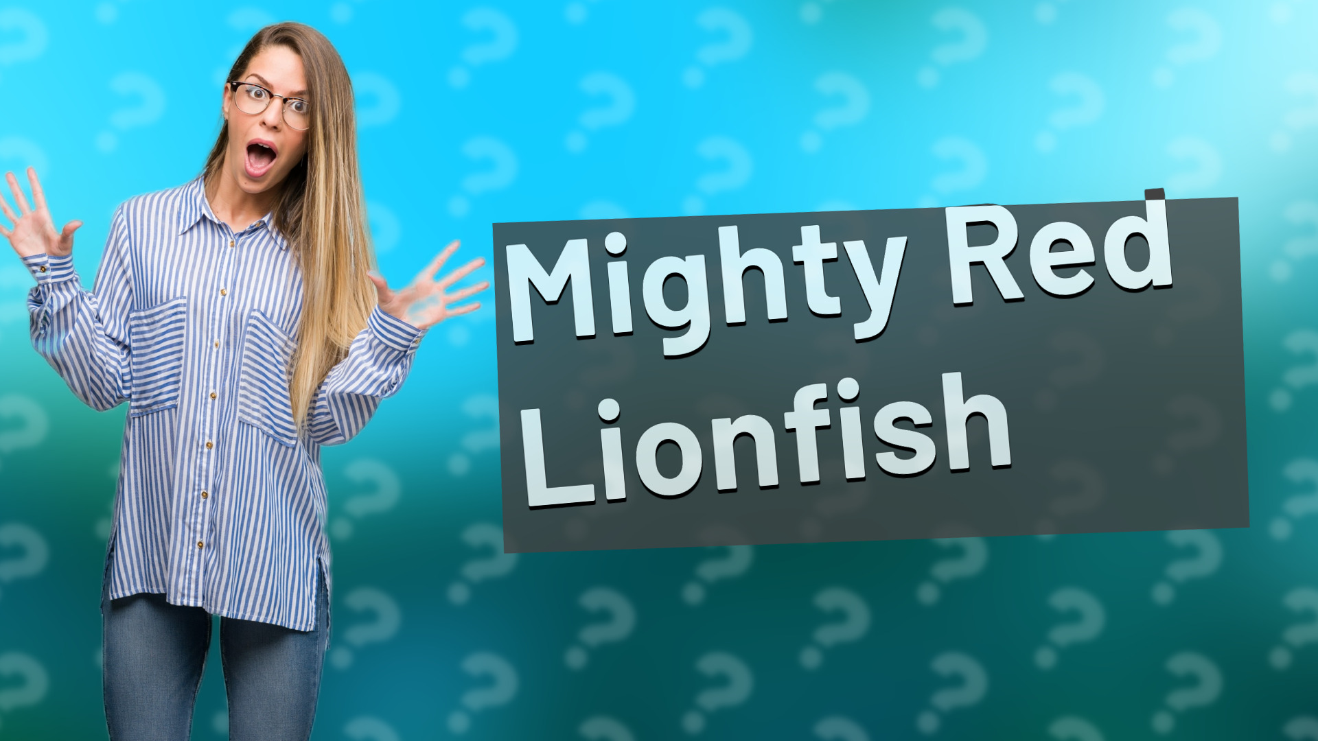 Mighty Red Lionfish
