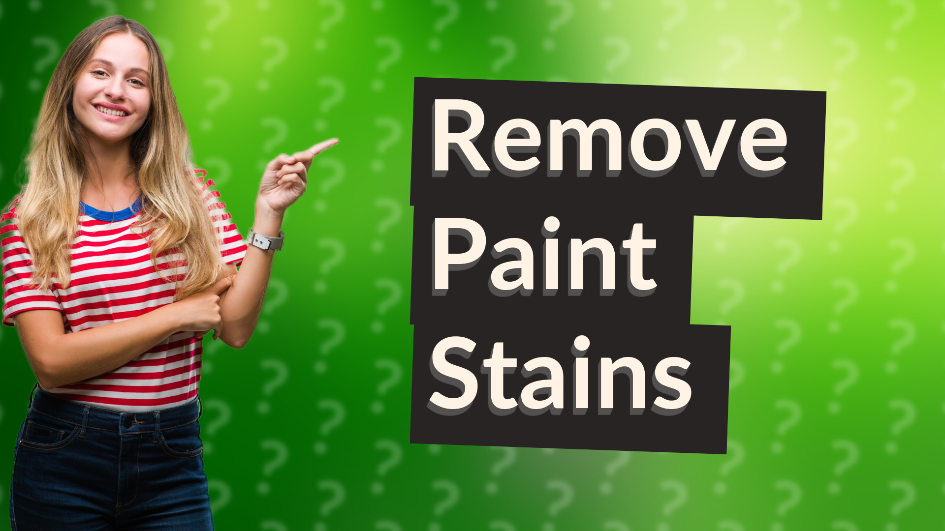 Remove Paint Stains