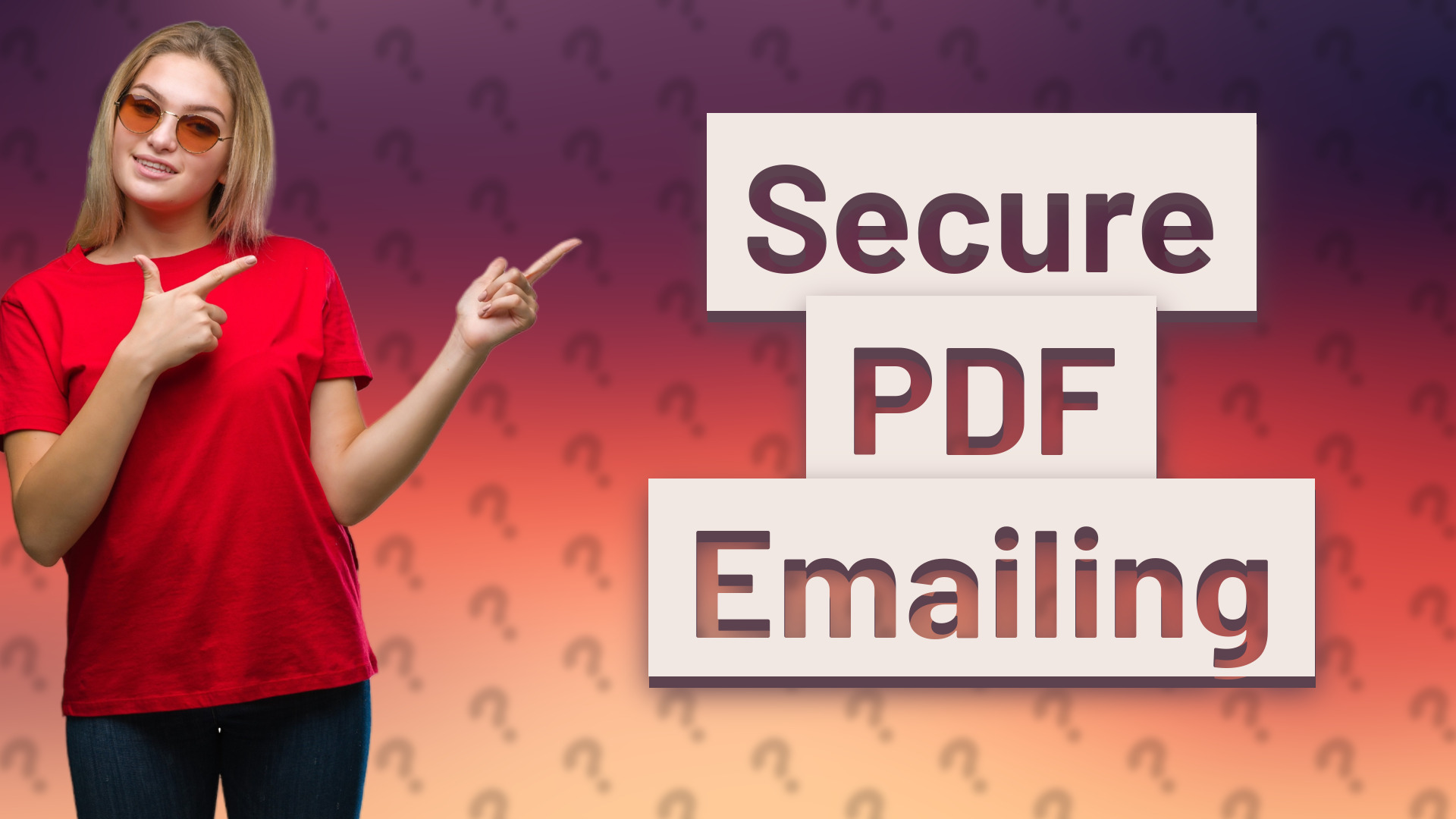 Secure PDF Emailing