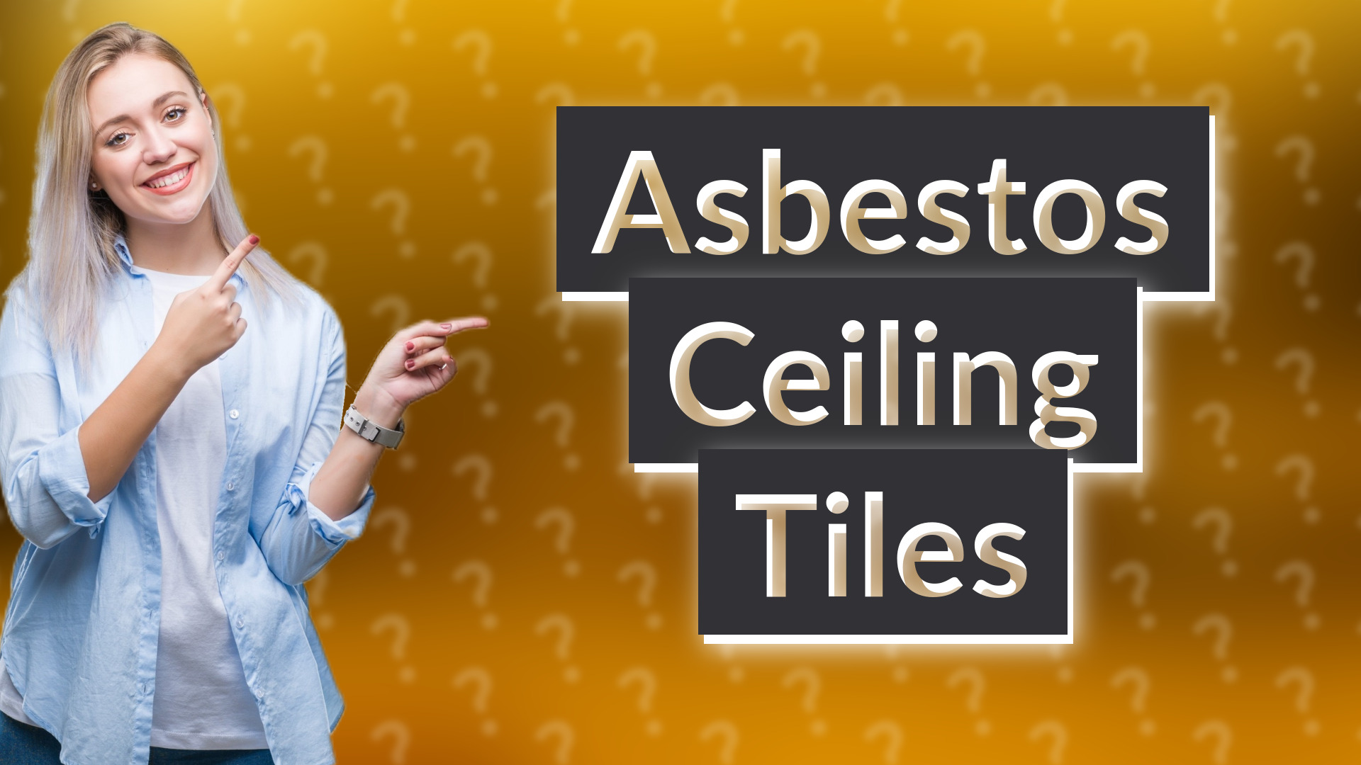 Asbestos Ceiling Tiles