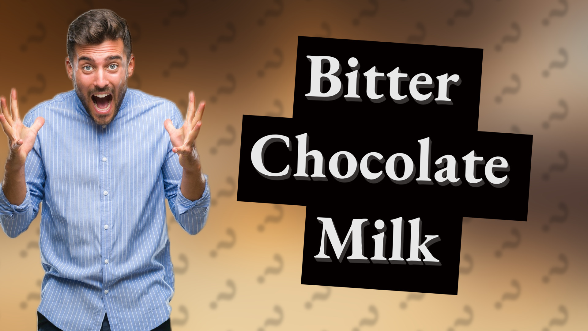 Bitter Chocolate Milk