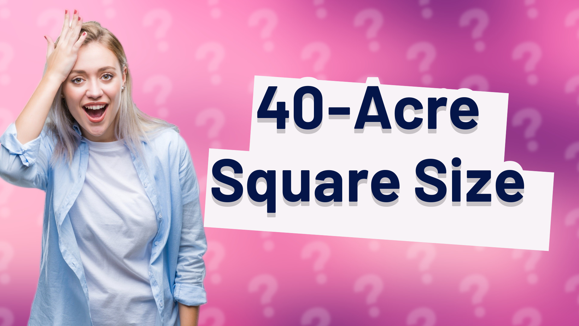 40-Acre Square Size