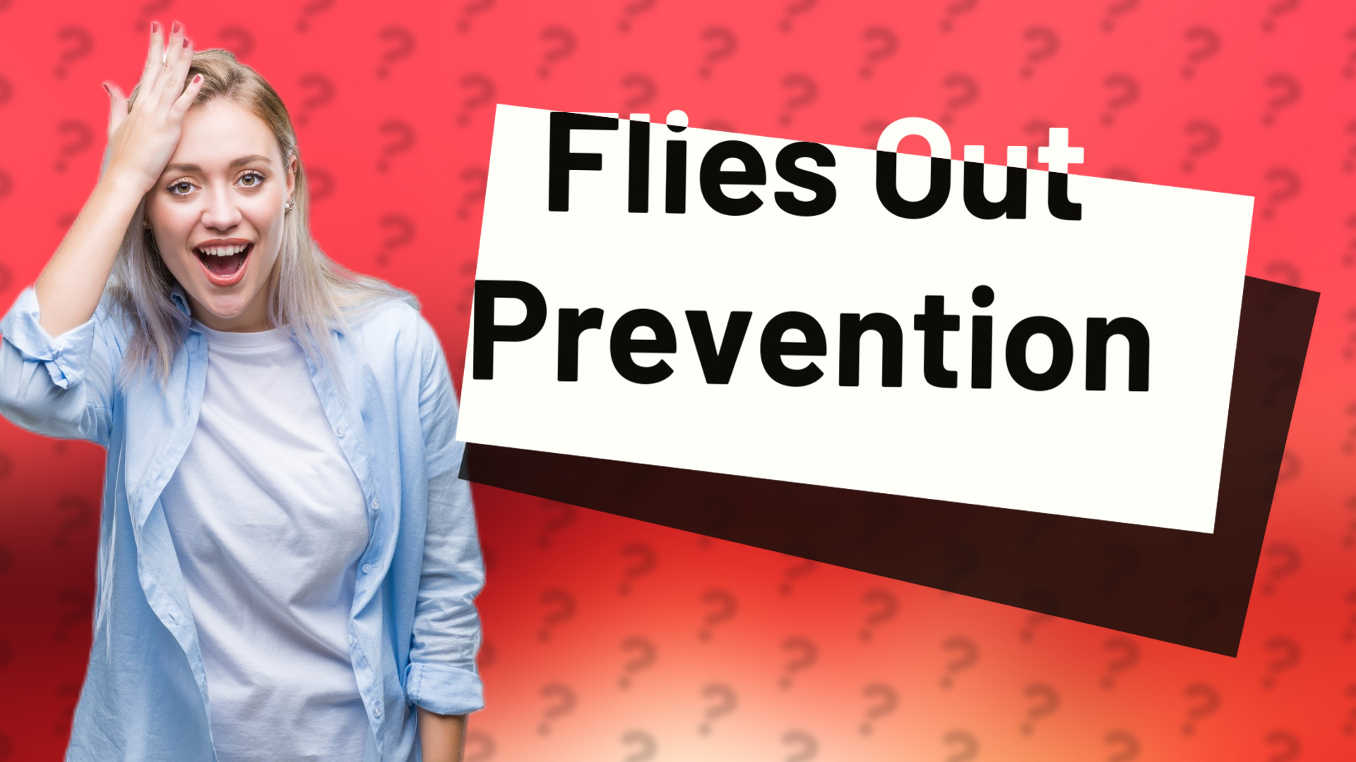 Flies Out Prevention