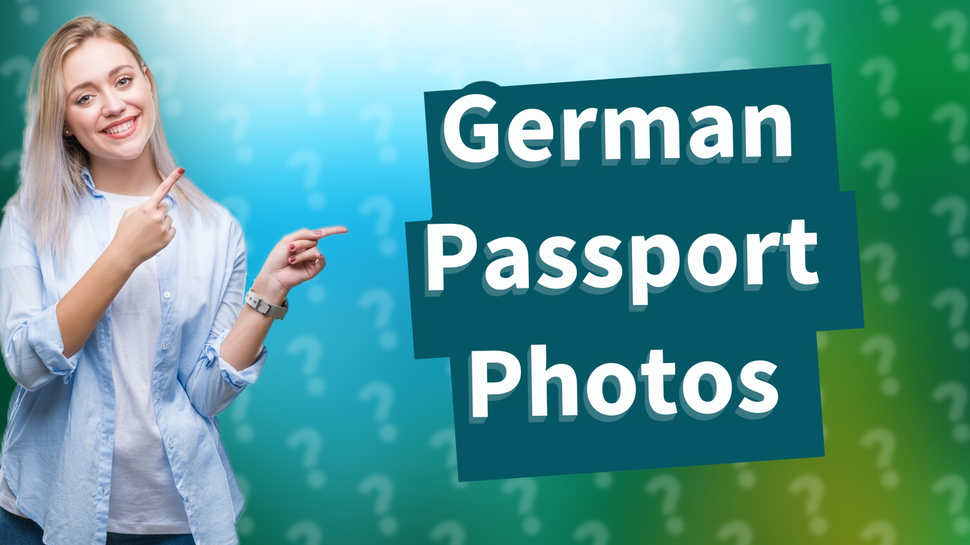 German Passport Photos
