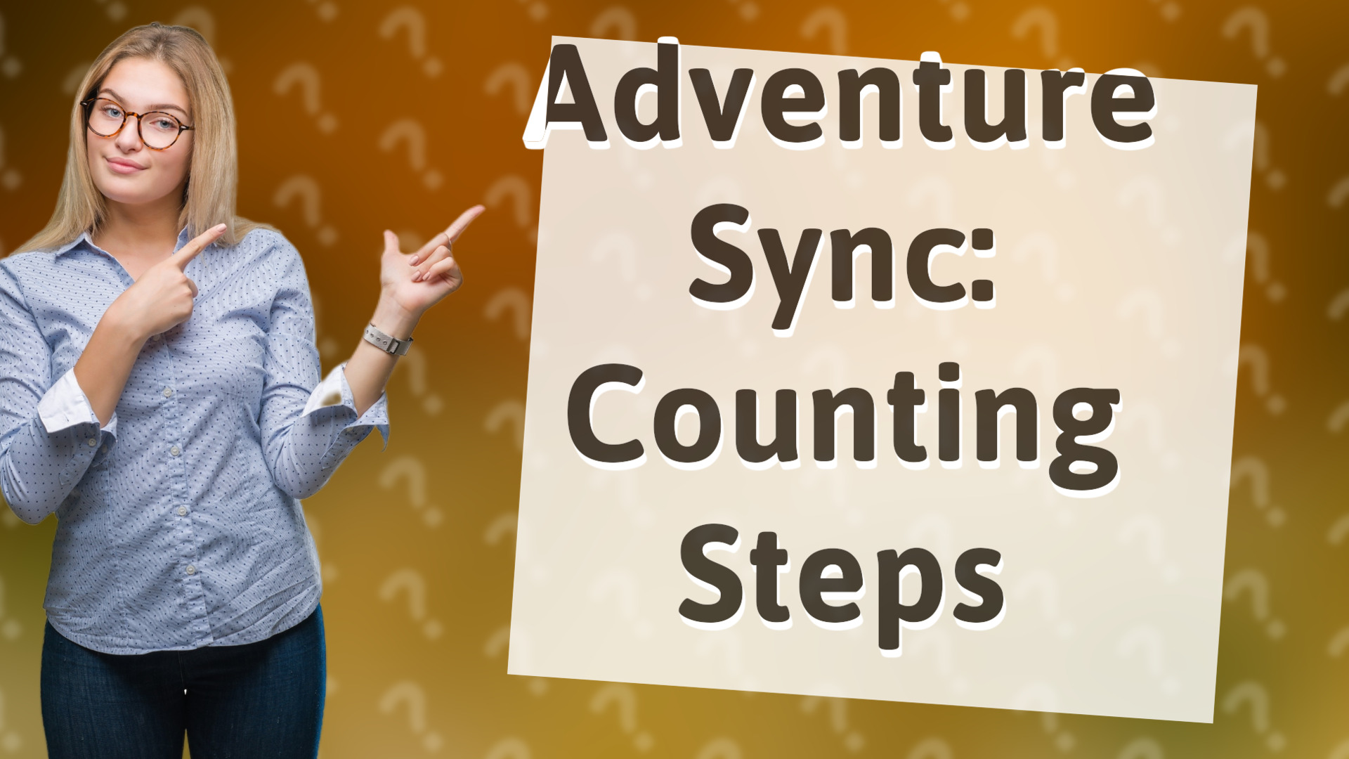 Adventure Sync: Counting Steps