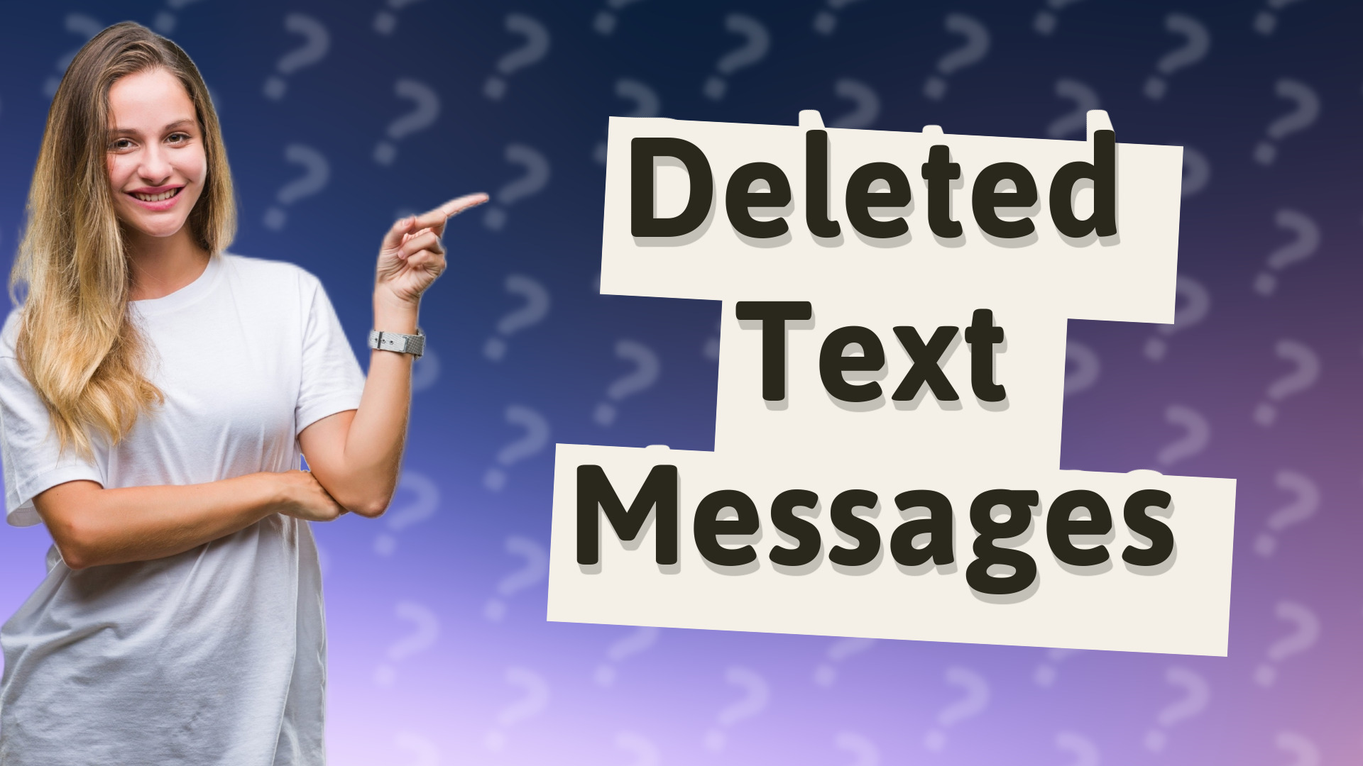 Deleted Text Messages