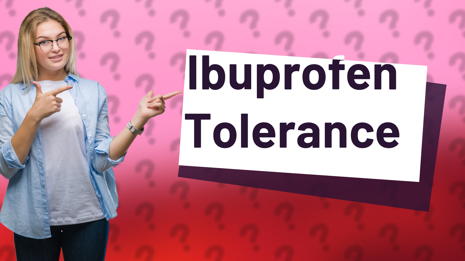 Ibuprofen Tolerance