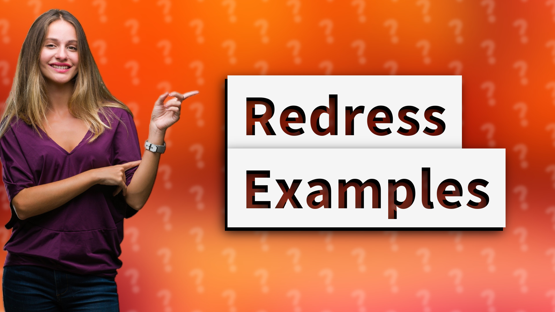Redress Examples