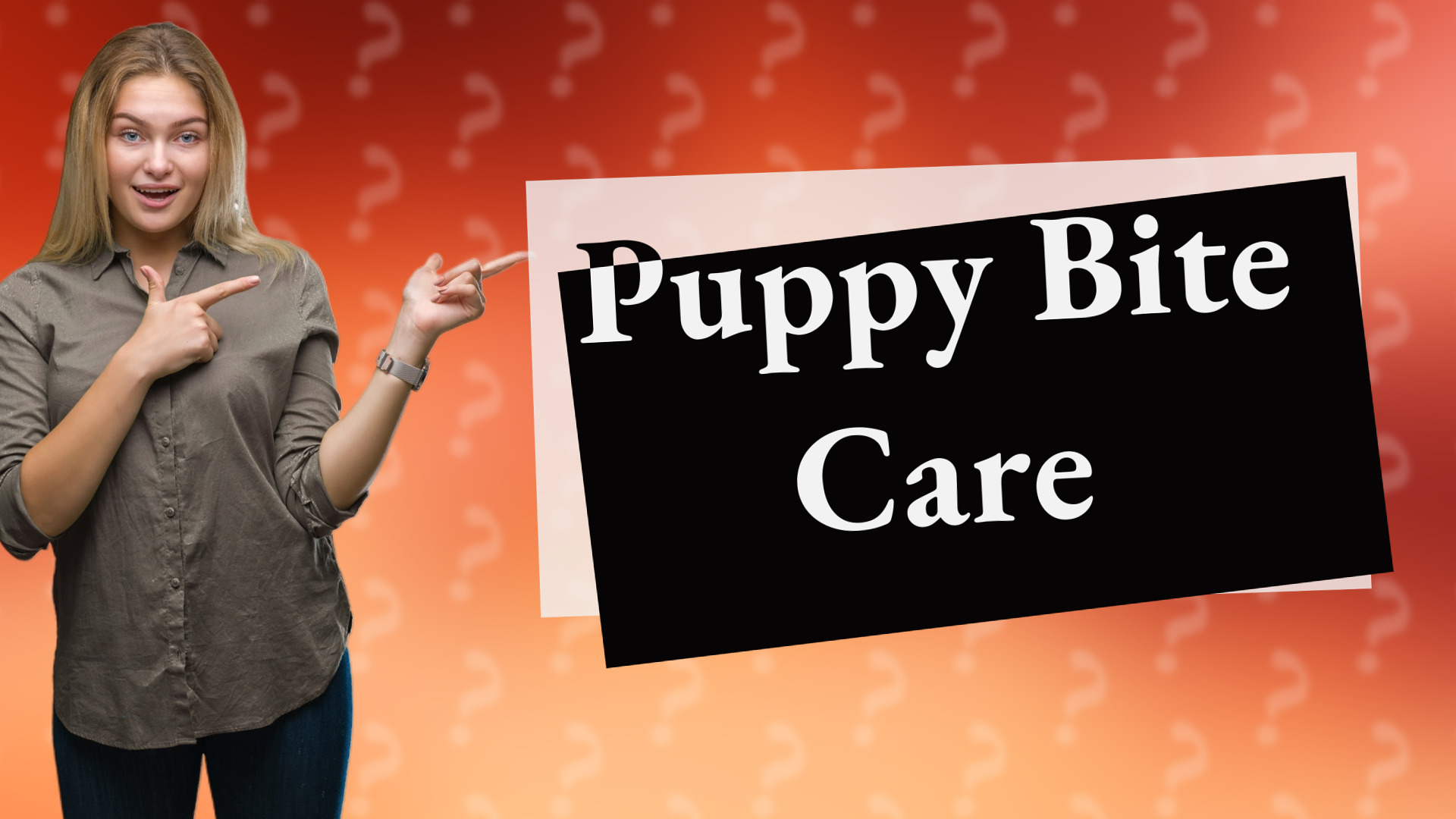 Puppy Bite Care