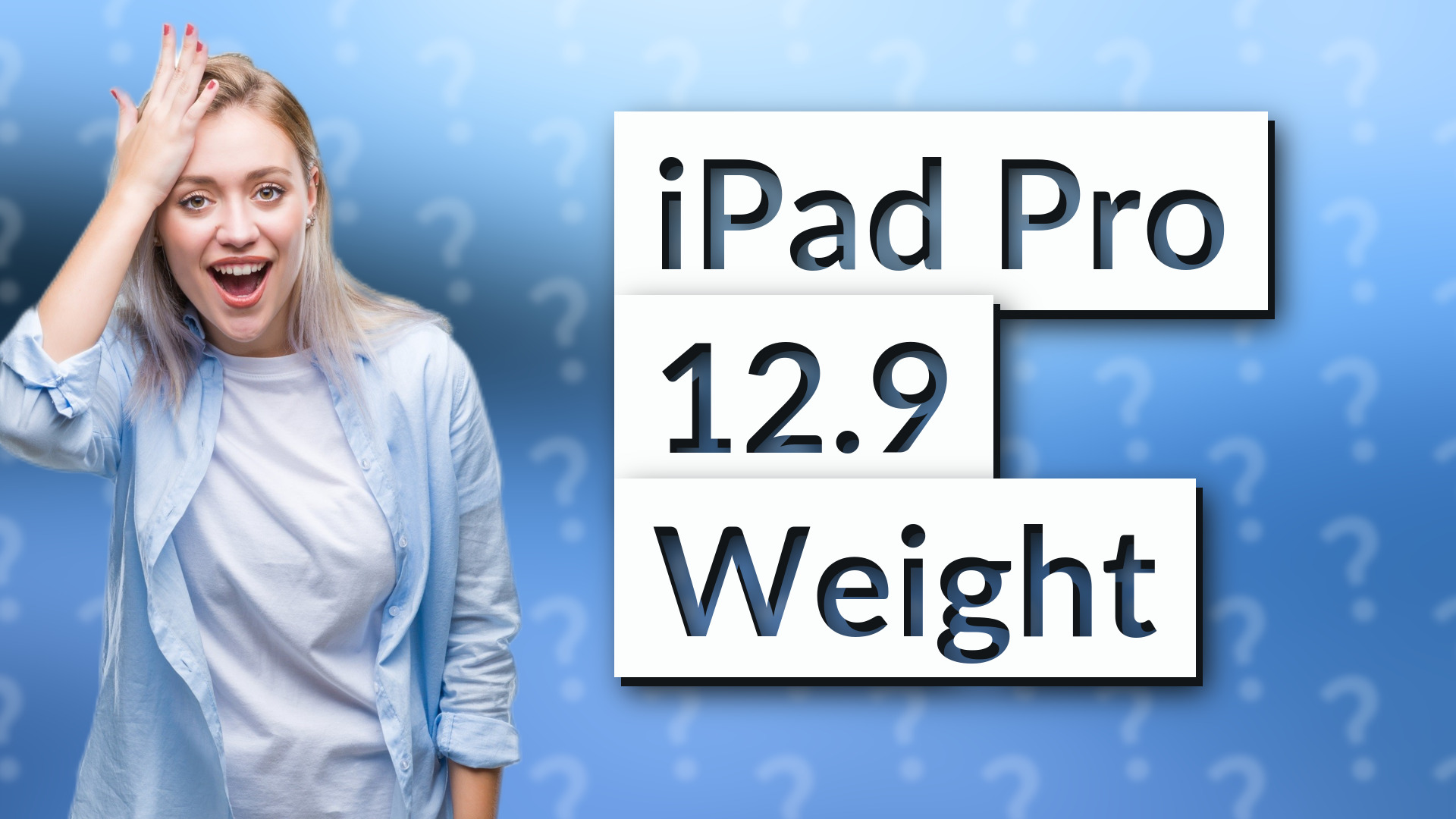 iPad Pro 12.9 Weight