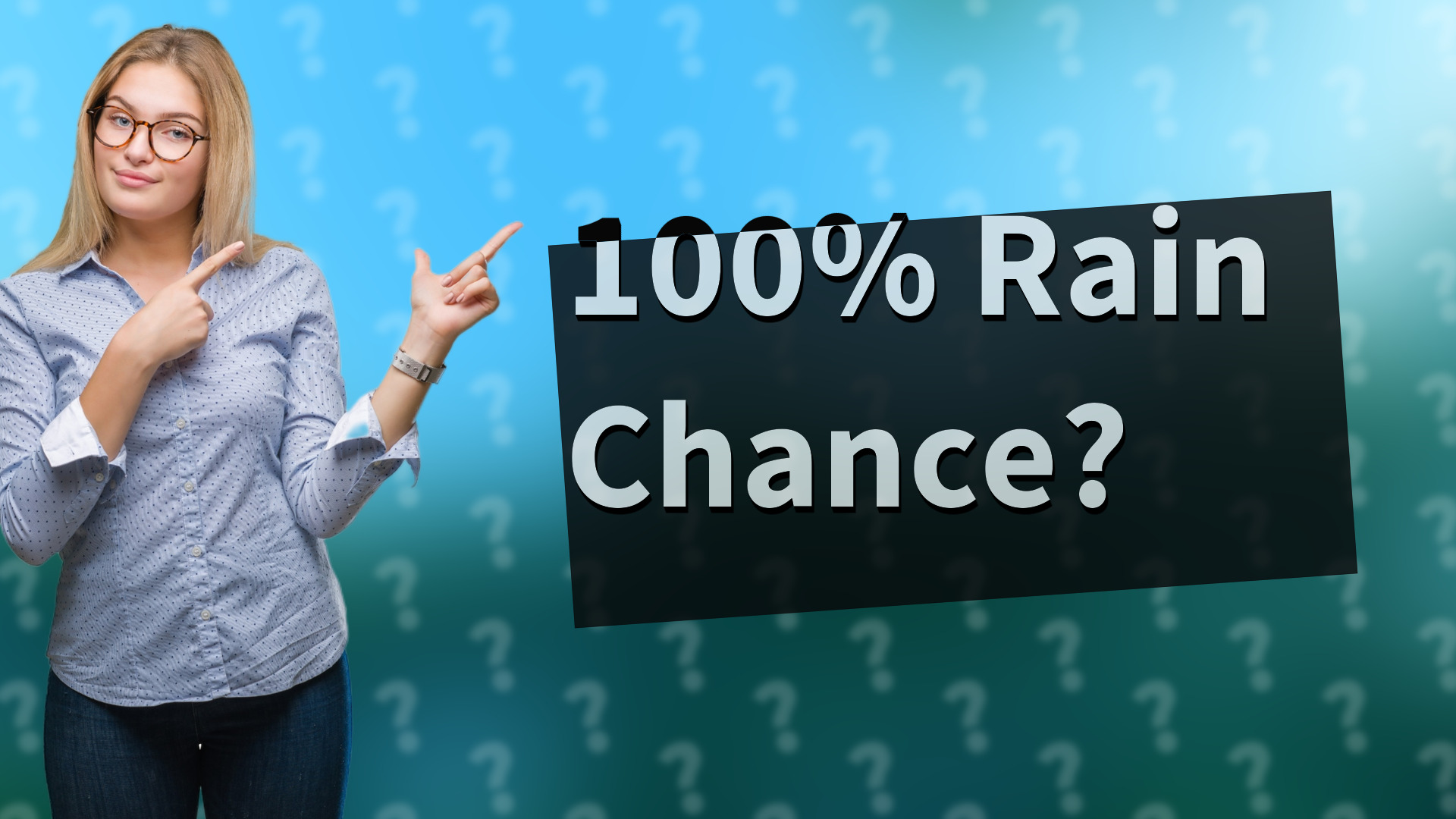 100% Rain Chance?