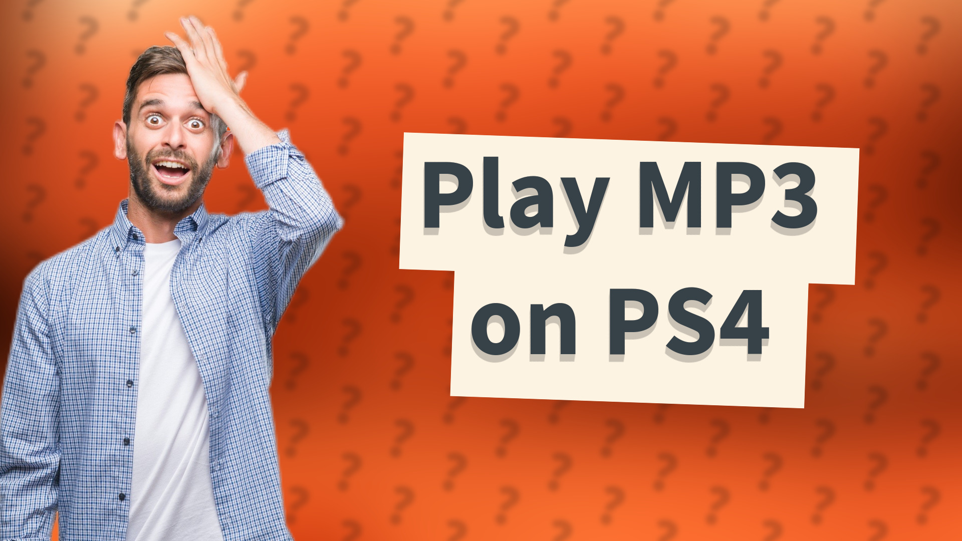 Play MP3 on PS4