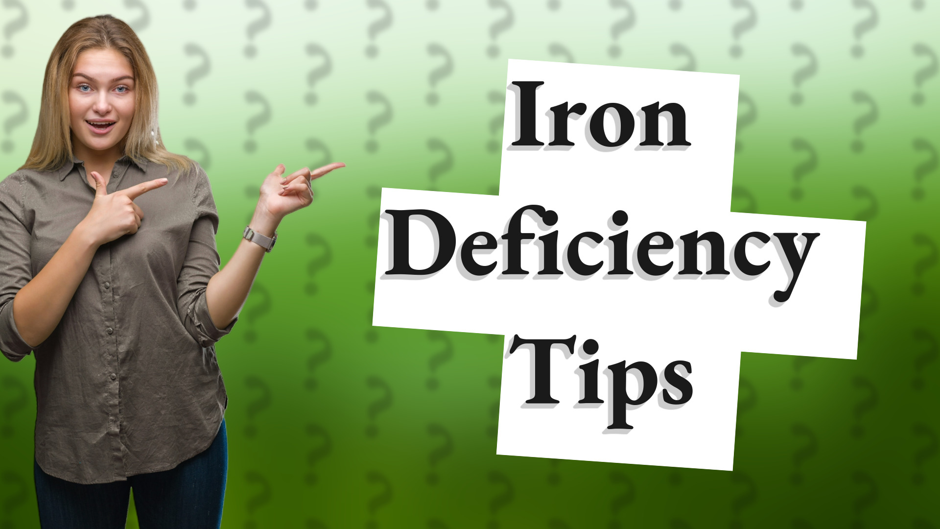 Iron Deficiency Tips
