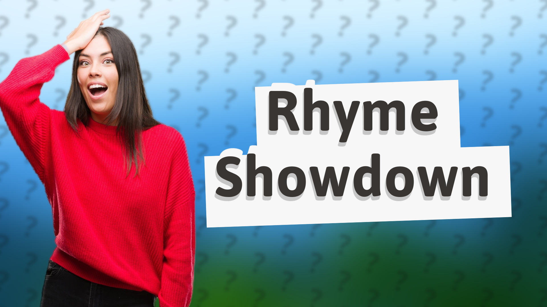 Rhyme Showdown
