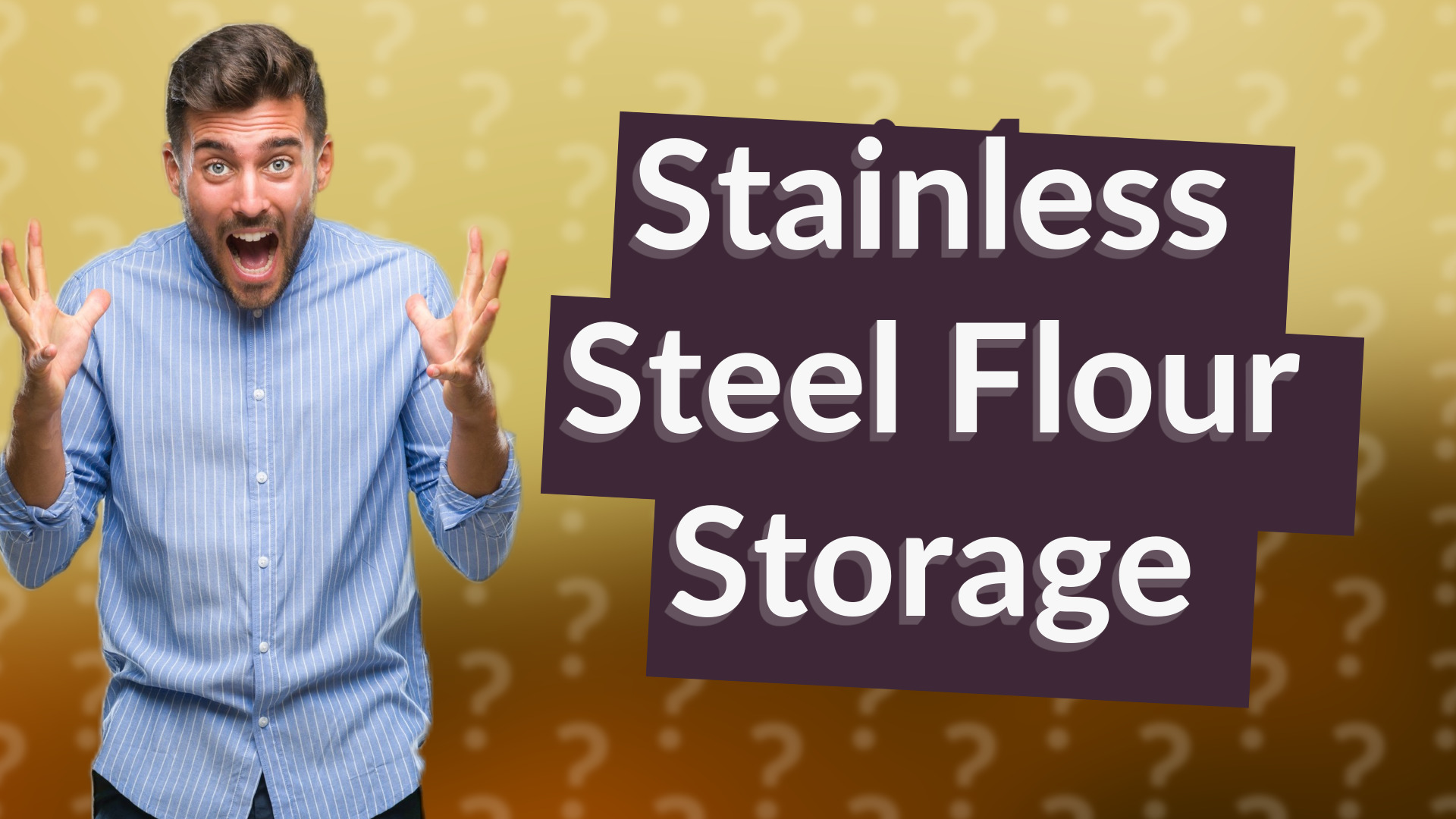 Stainless Steel Flour Storage