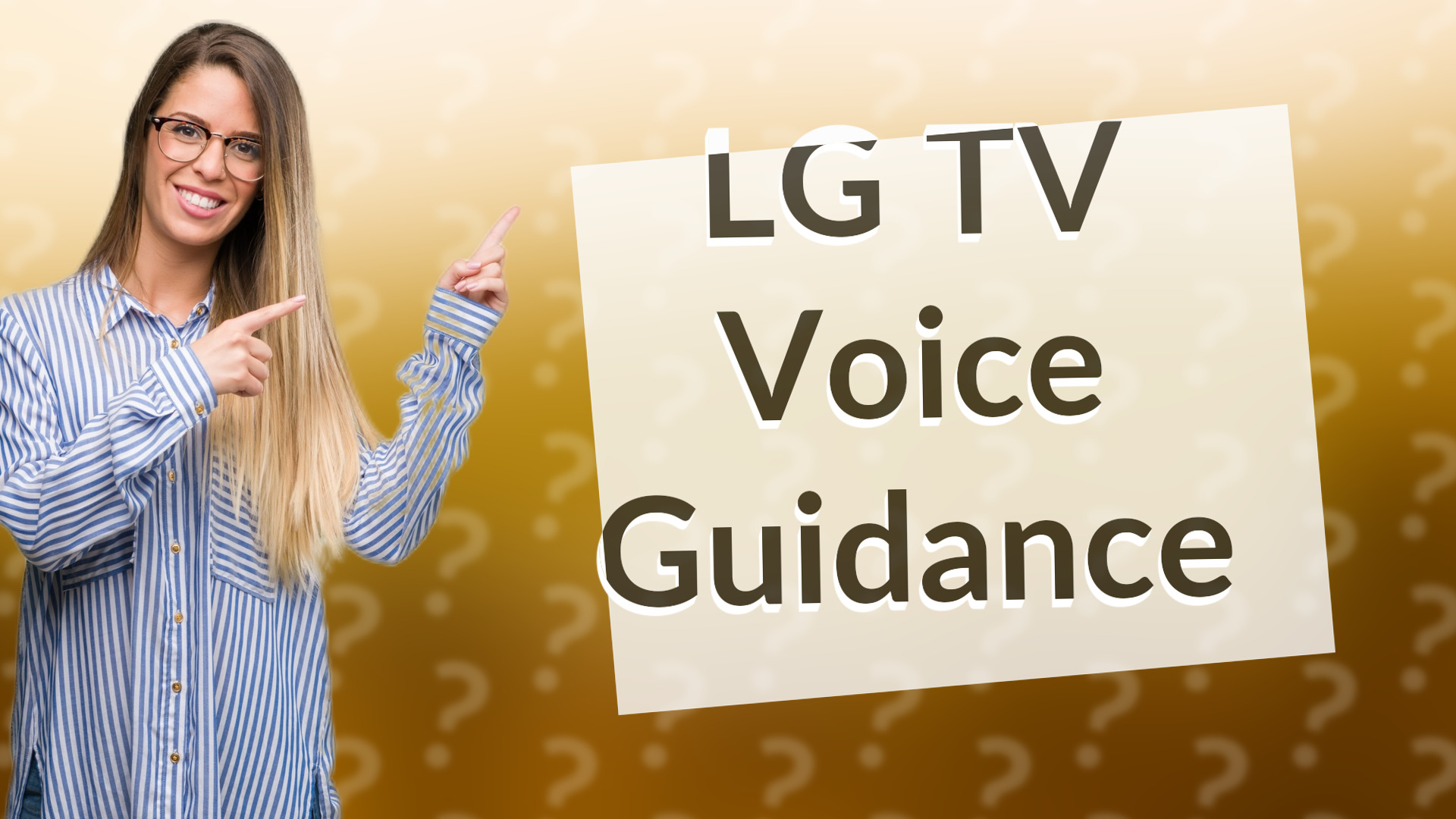 LG TV Voice Guidance