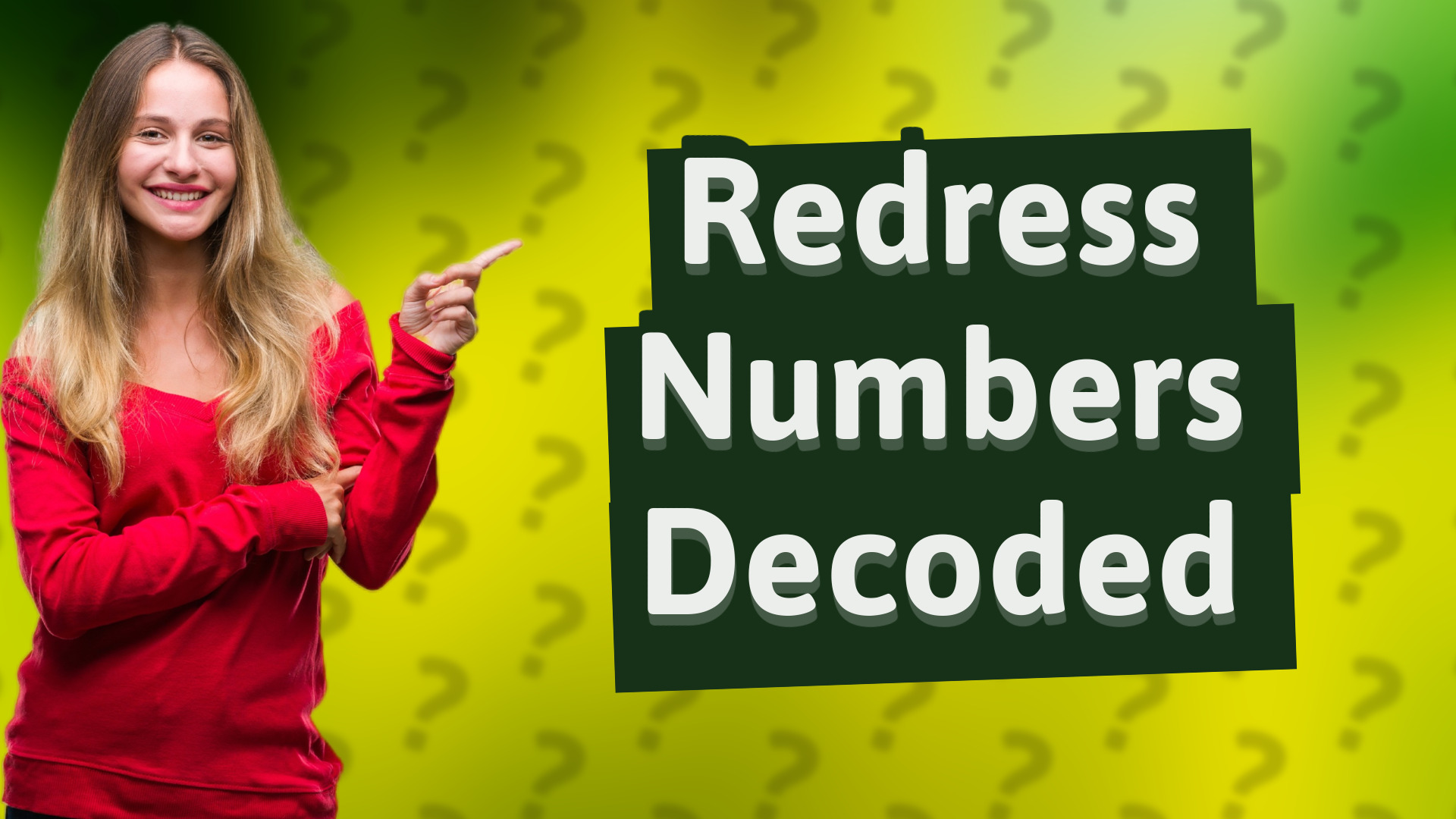 Redress Numbers Decoded