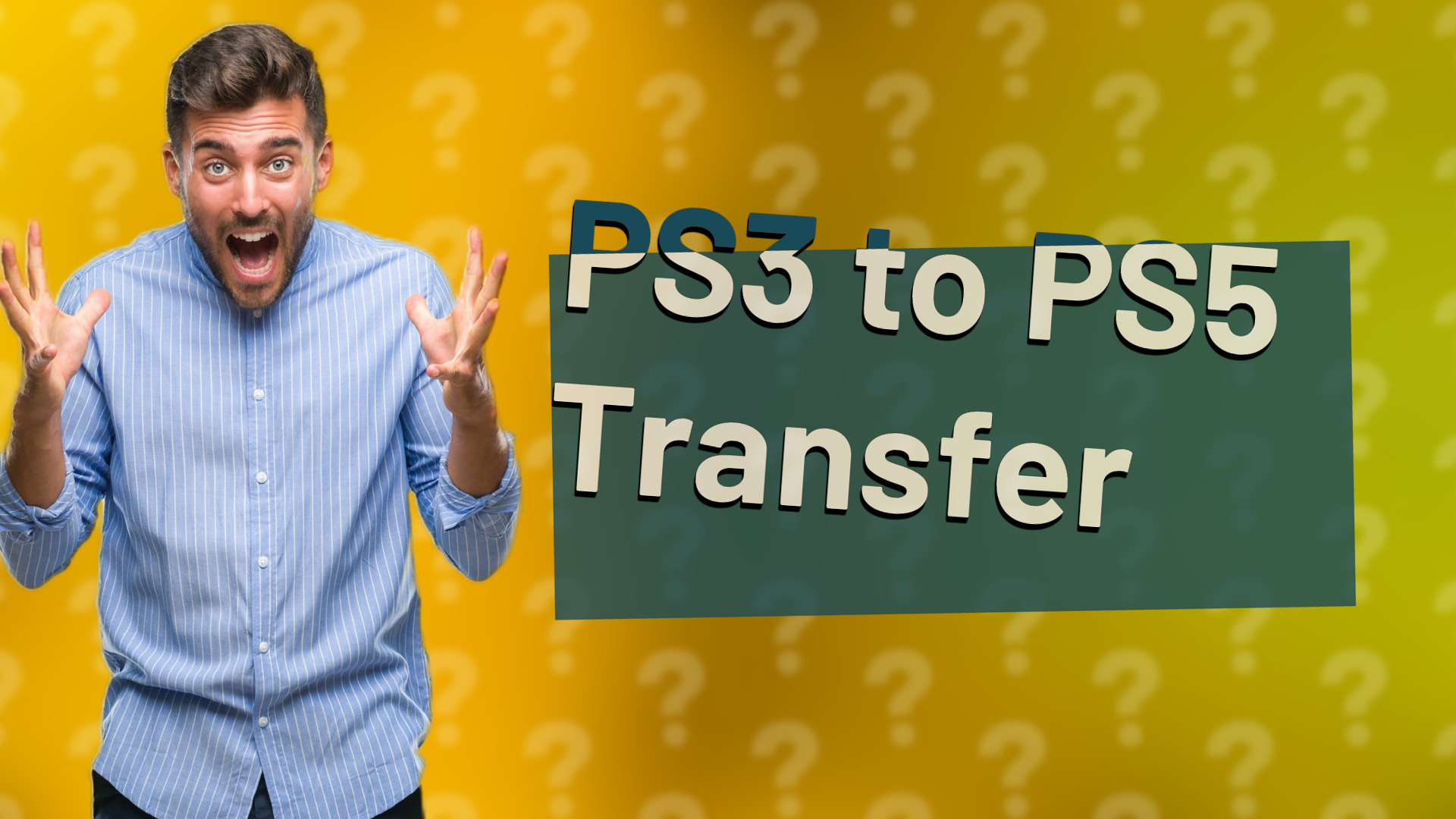 PS3 to PS5 Transfer