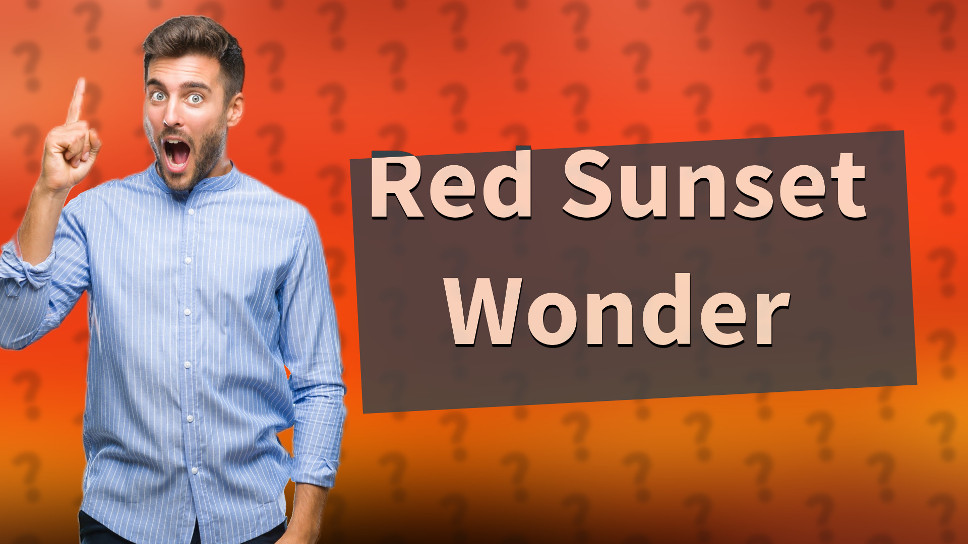 Red Sunset Wonder