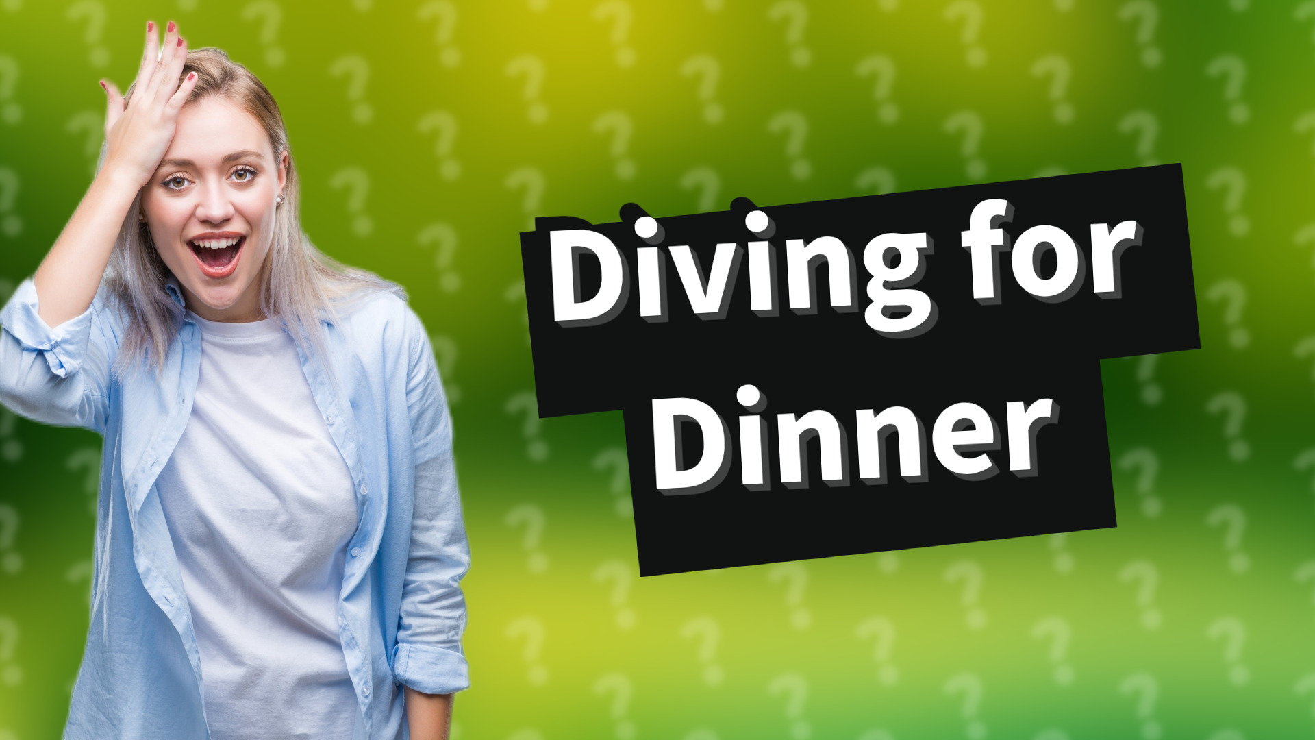Diving for Dinner