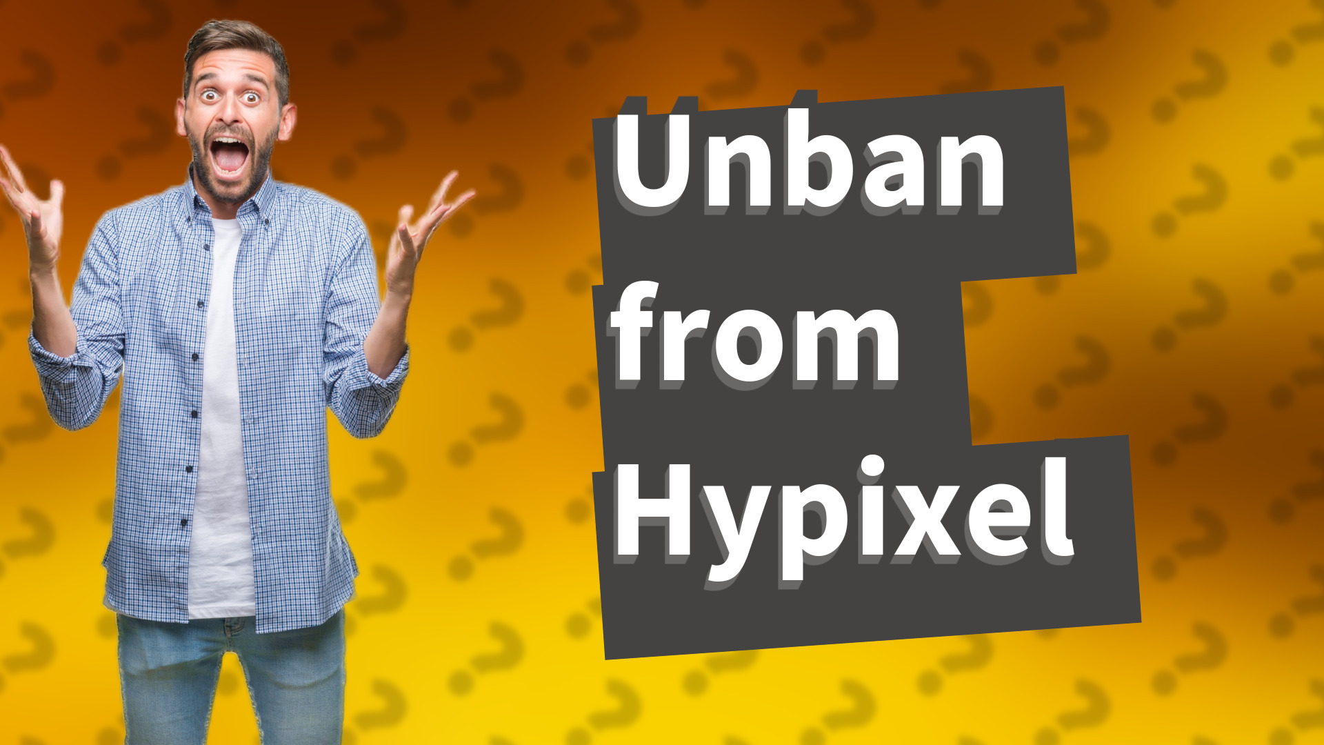 Unban from Hypixel
