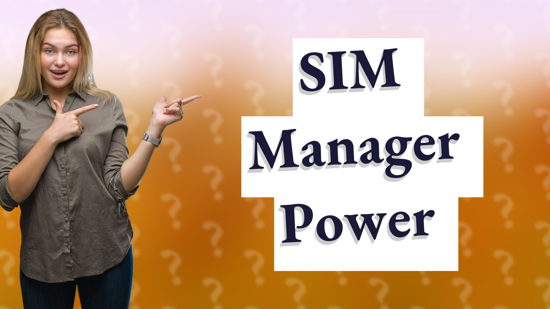 SIM Manager Power