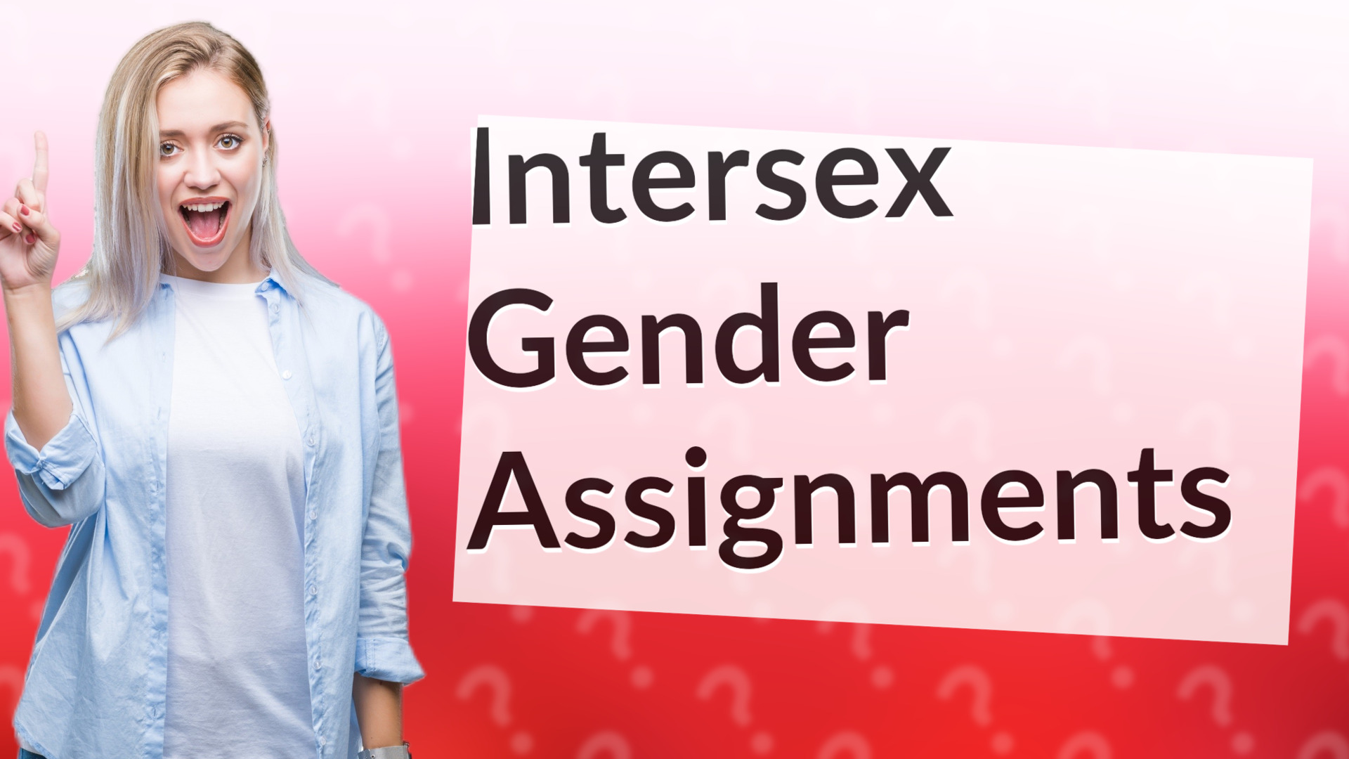 Intersex Gender Assignments
