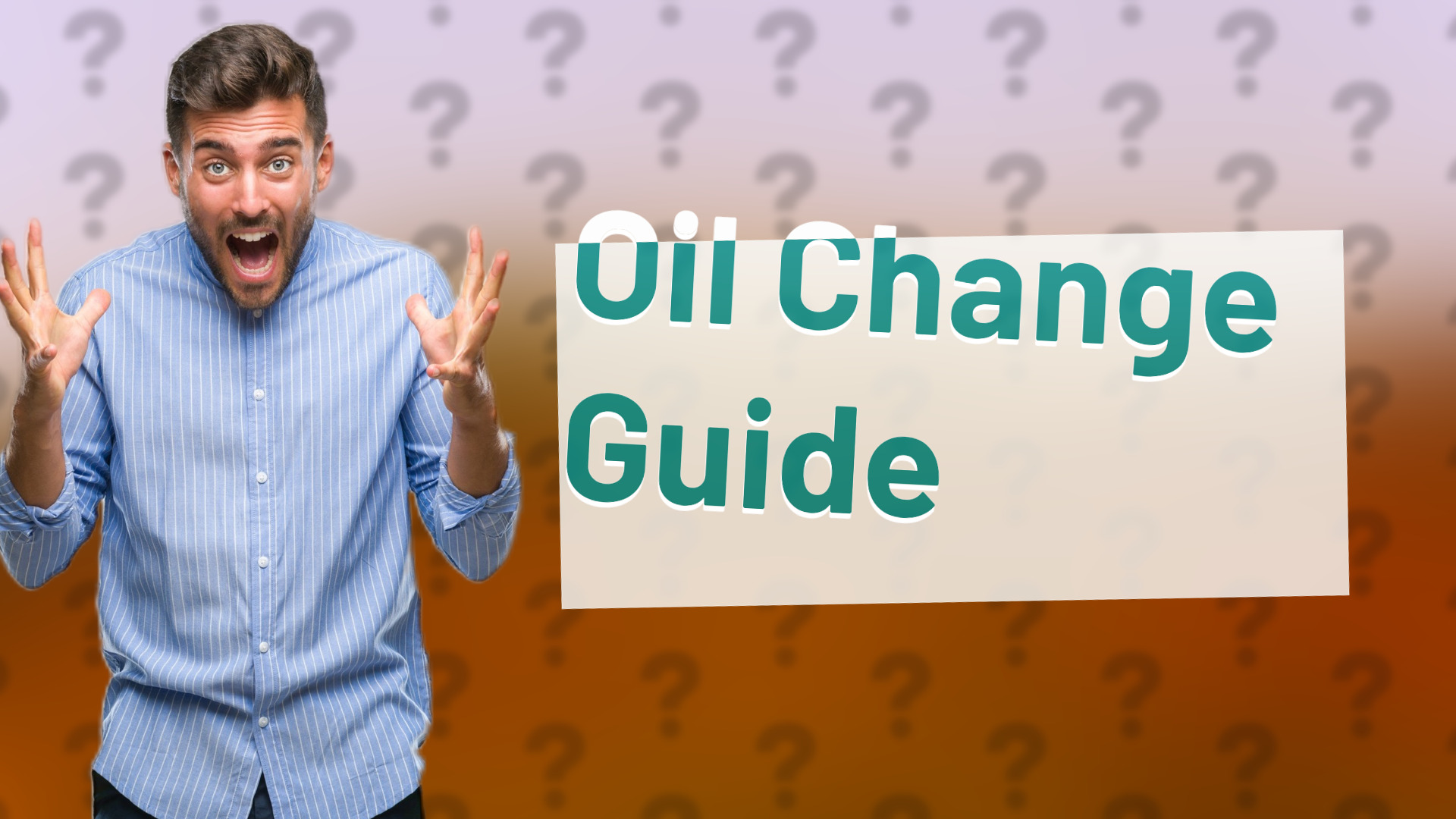 Oil Change Guide